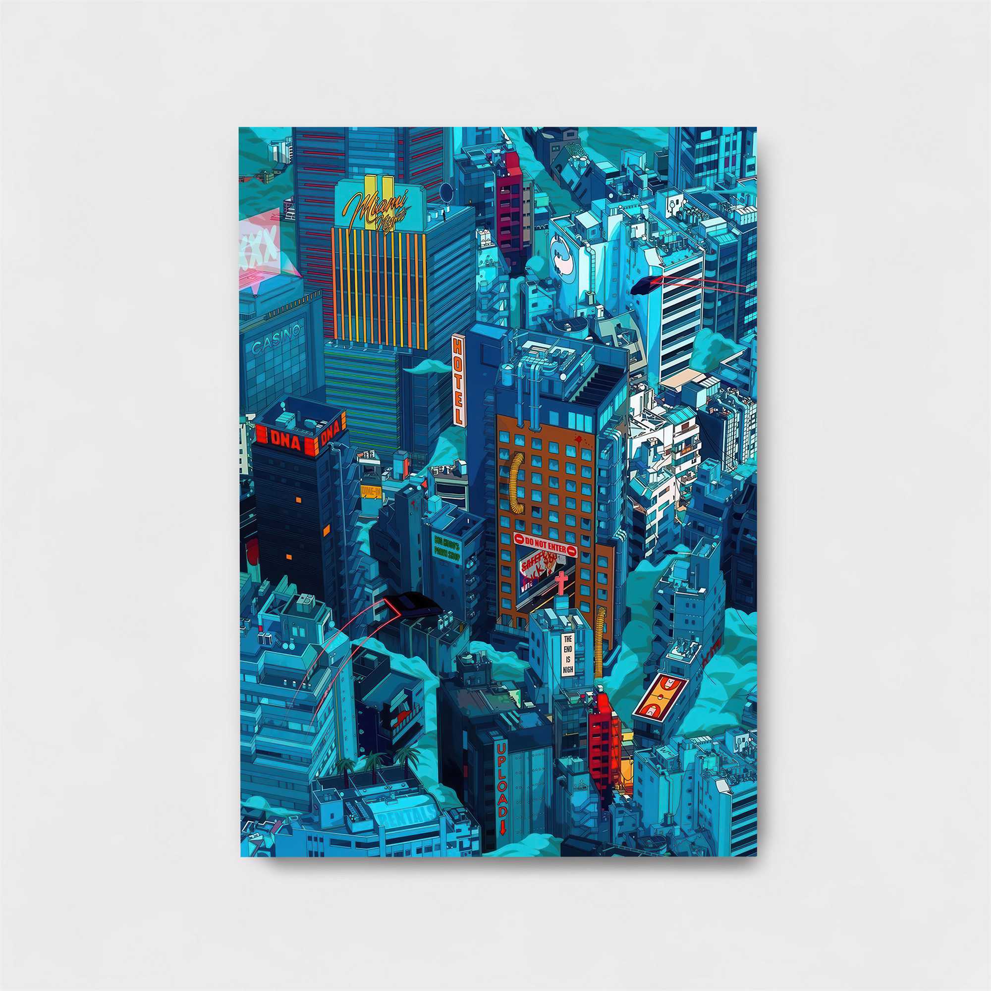 Neon Dreams Safe Wall Magnetic / M