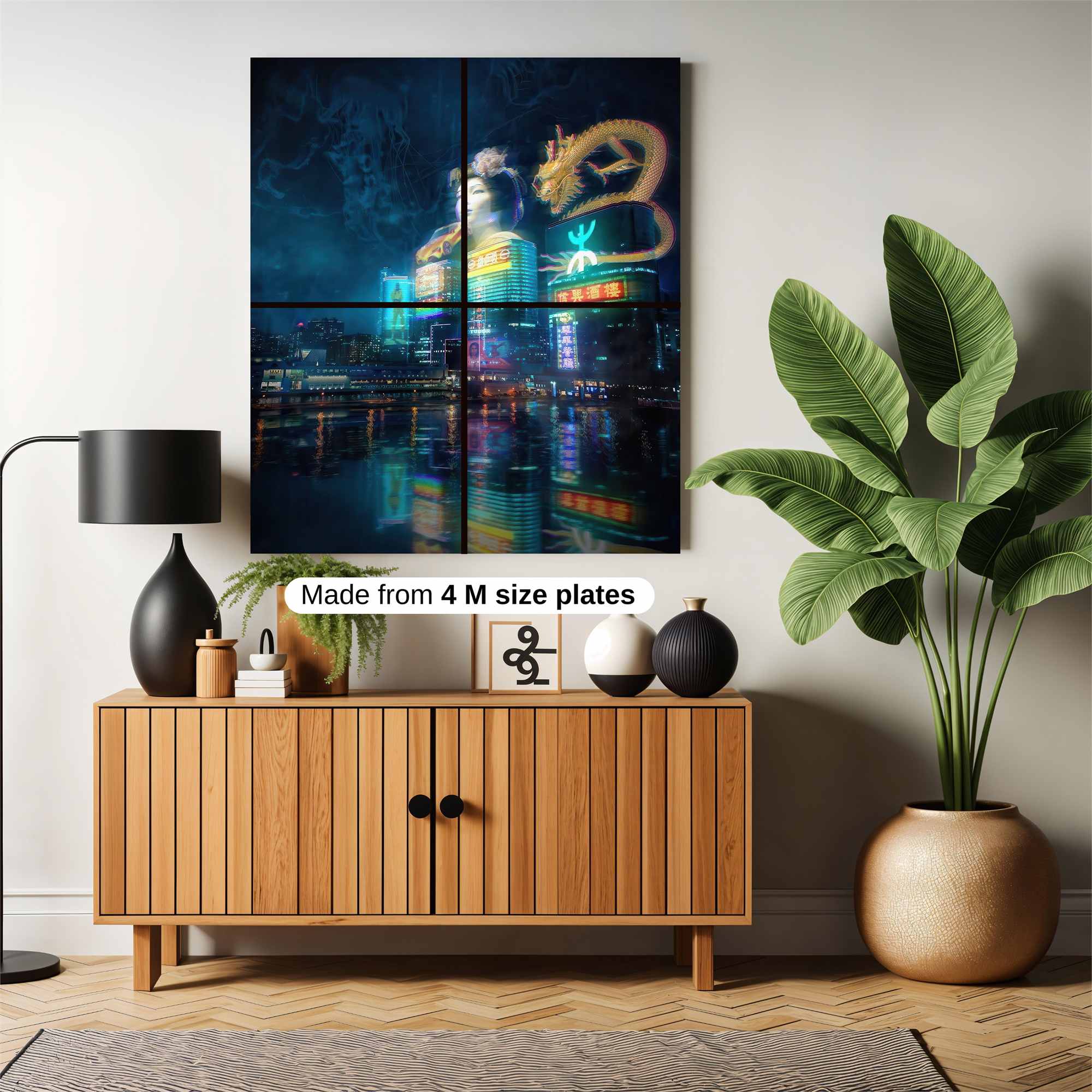 Geisha Dreamscape Safe Wall Magnetic / M