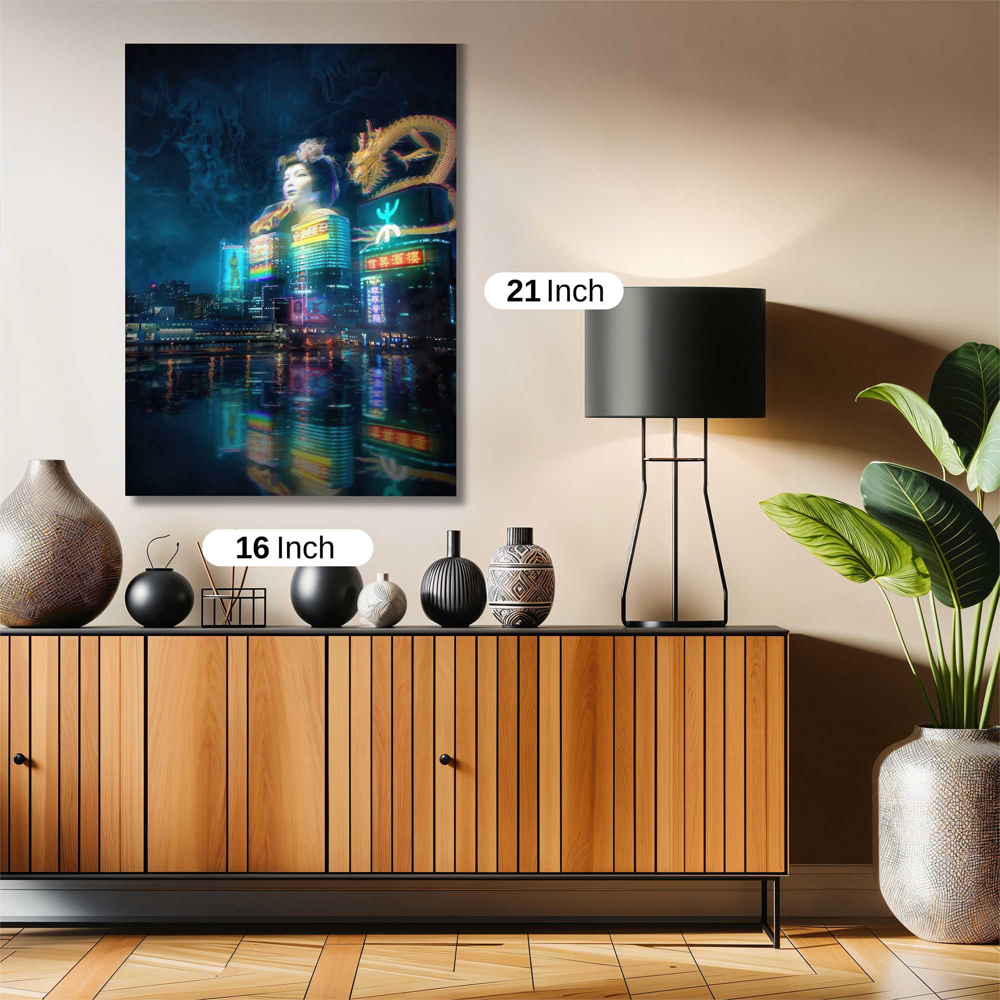 Geisha Dreamscape Safe Wall Magnetic / M