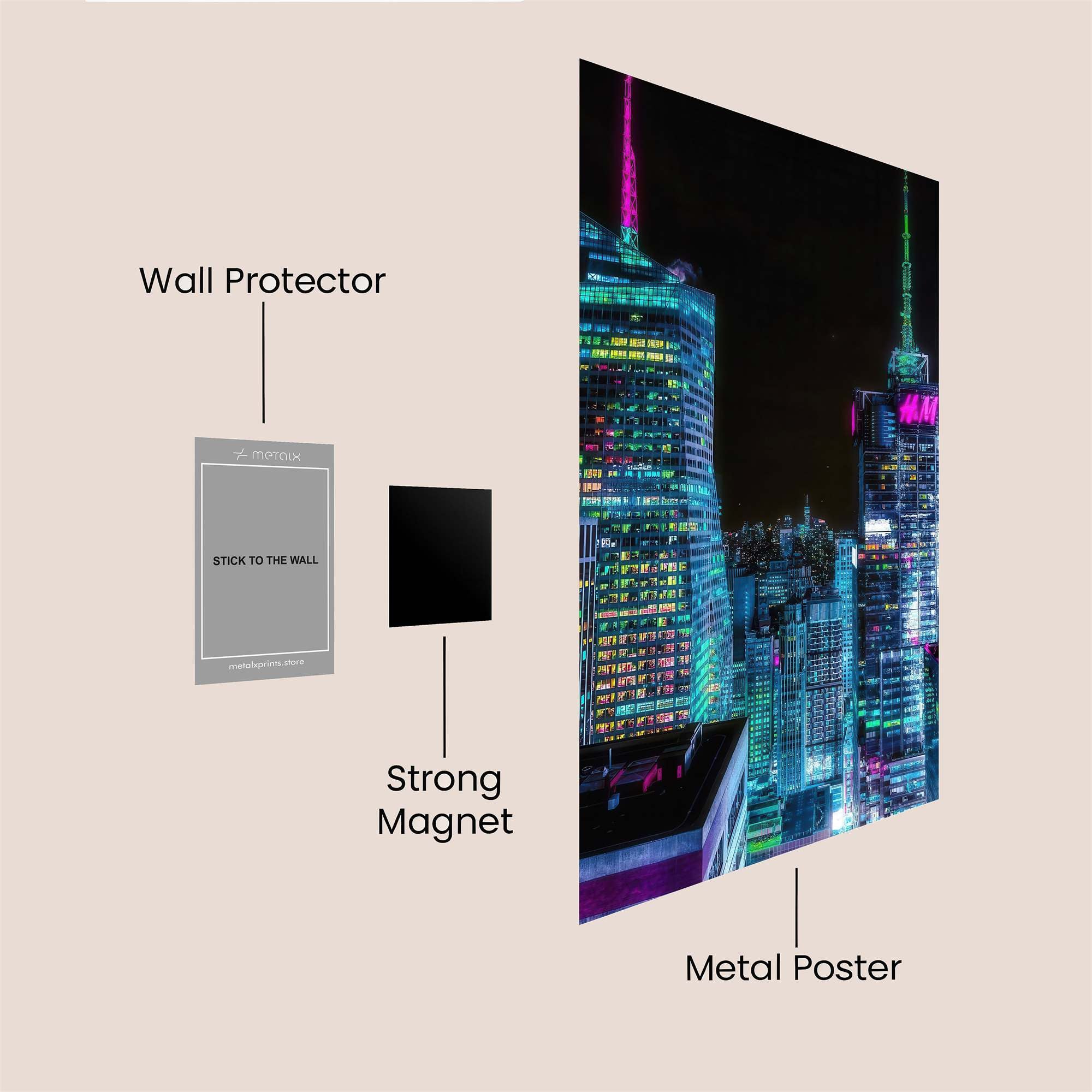 EmpireVibrant Safe Wall Magnetic / M