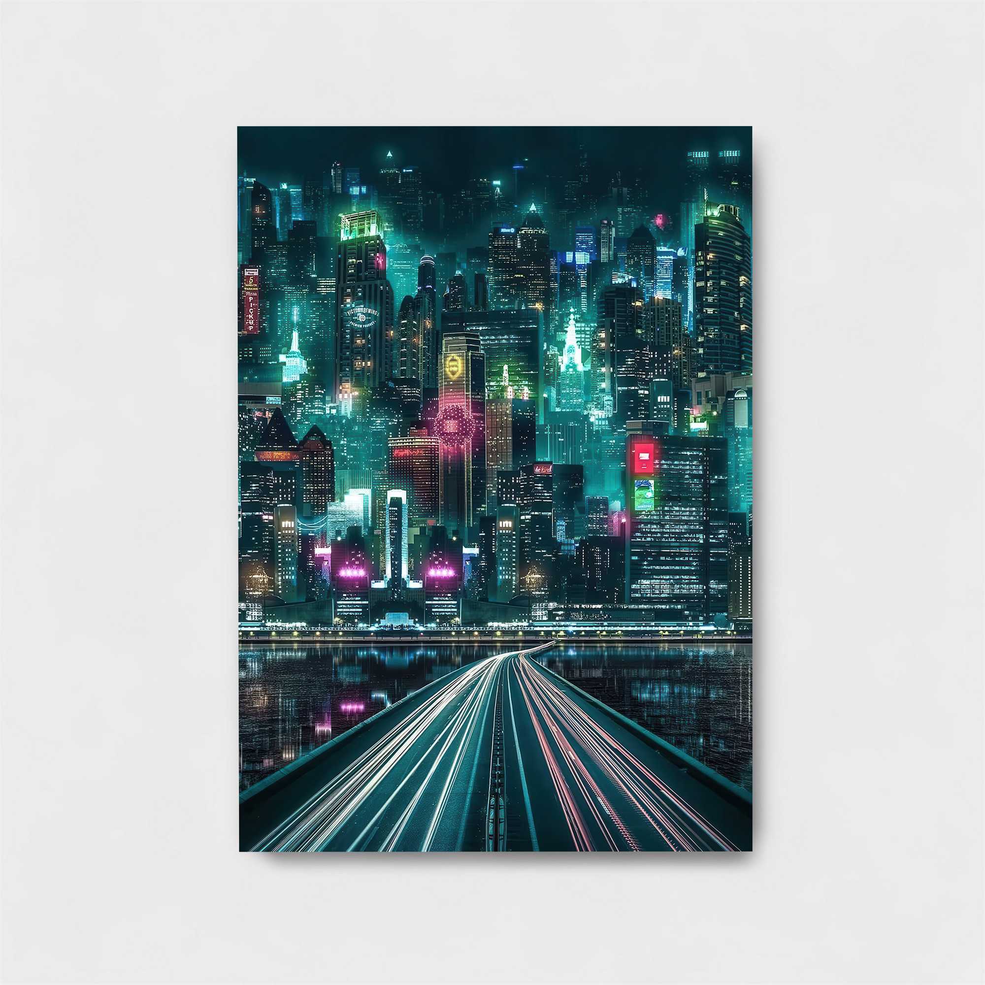 Neon Dreamscape Safe Wall Magnetic / M