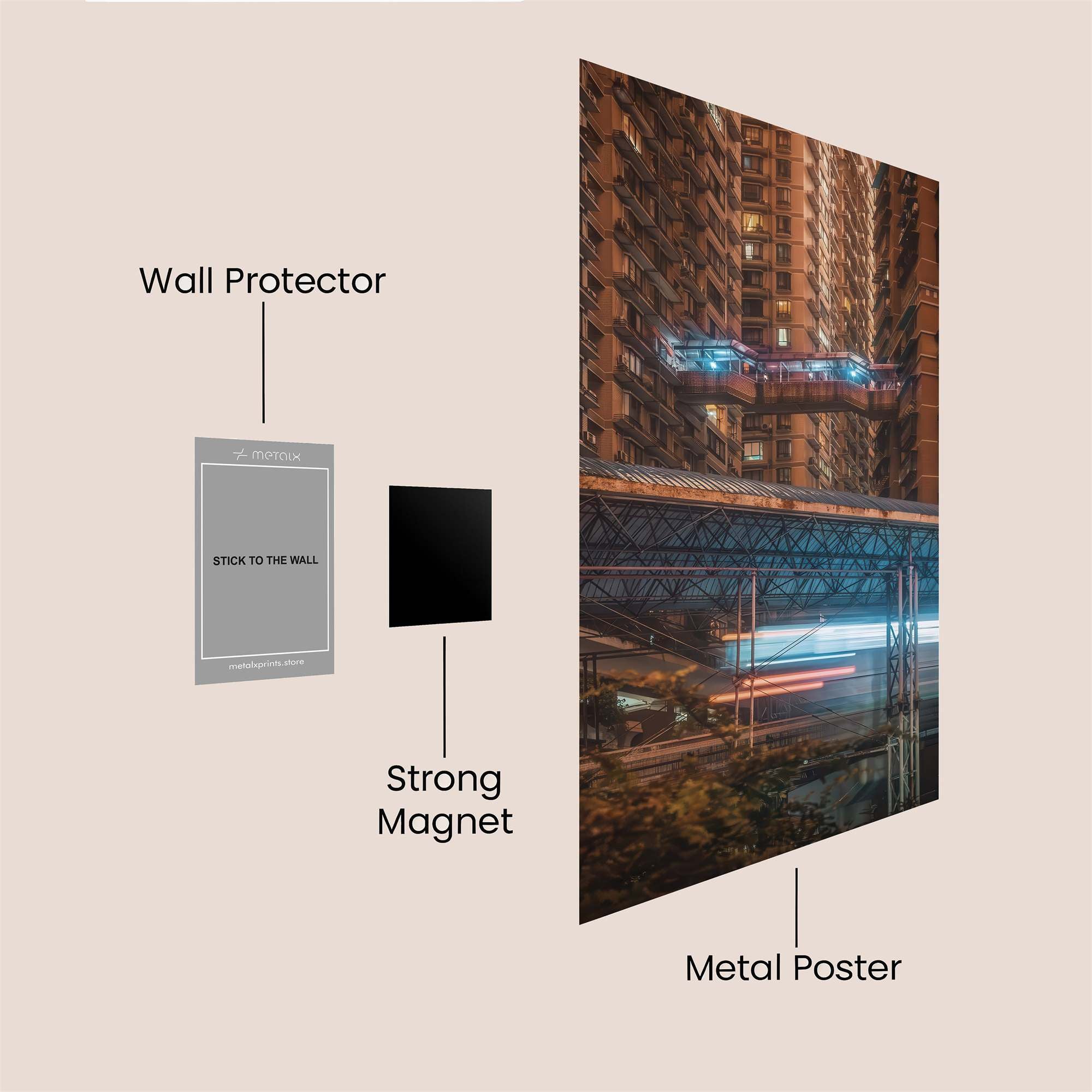 Neon Dream Safe Wall Magnetic / M