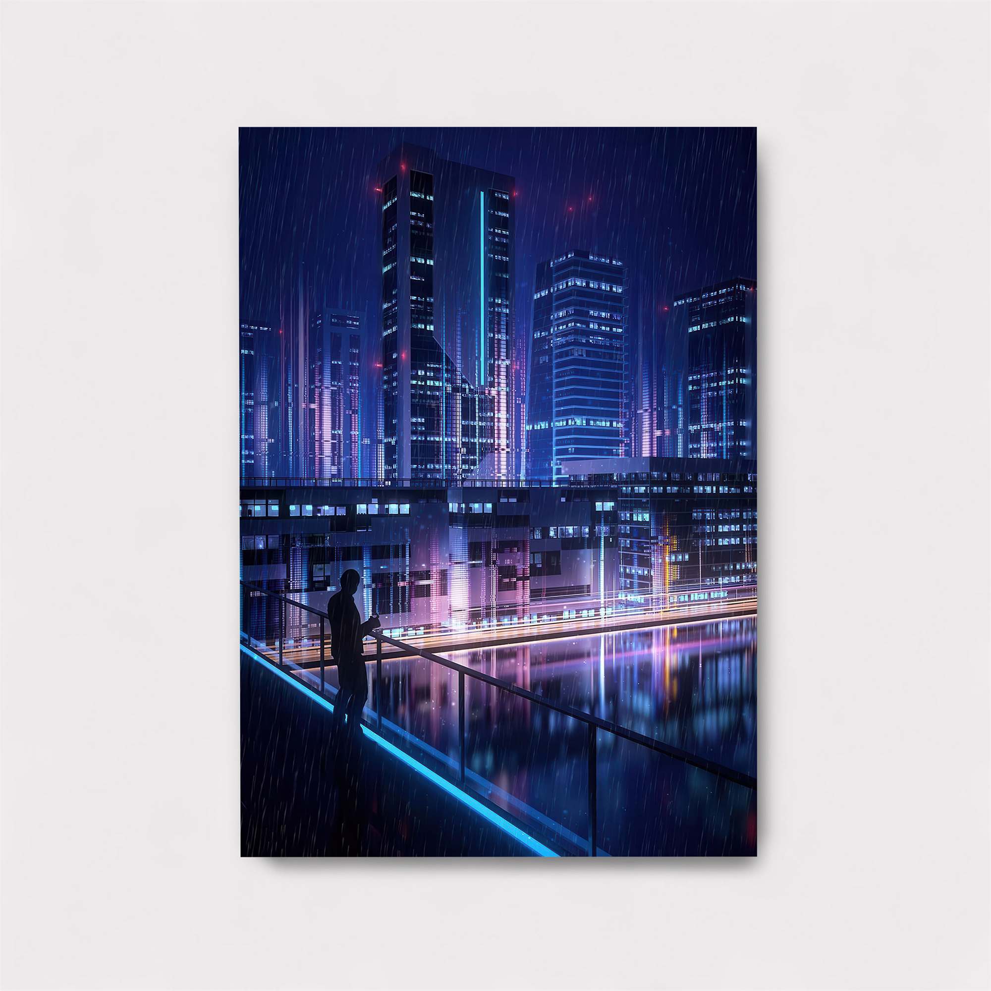 Neon Solitude Safe Wall Magnetic / M