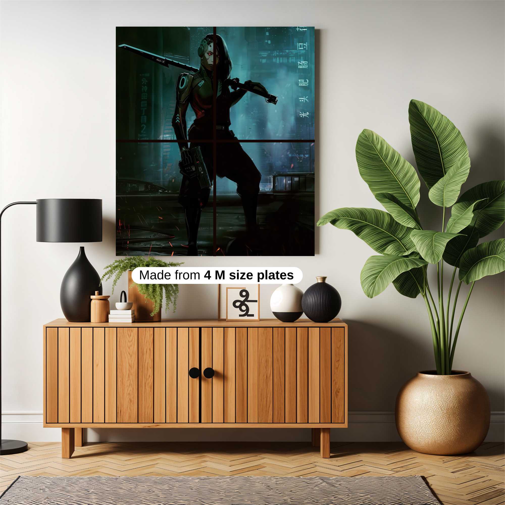 Cyber Serenity Safe Wall Magnetic / M