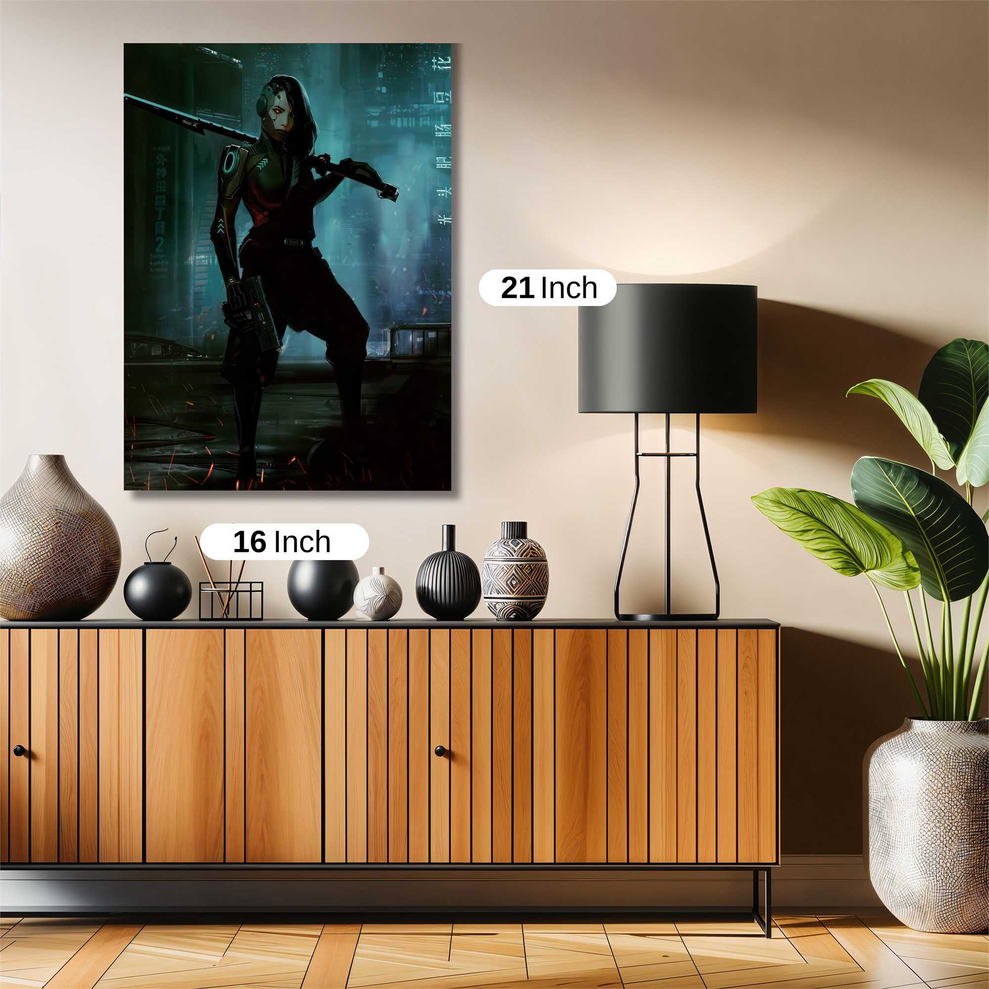 Cyber Serenity Safe Wall Magnetic / M