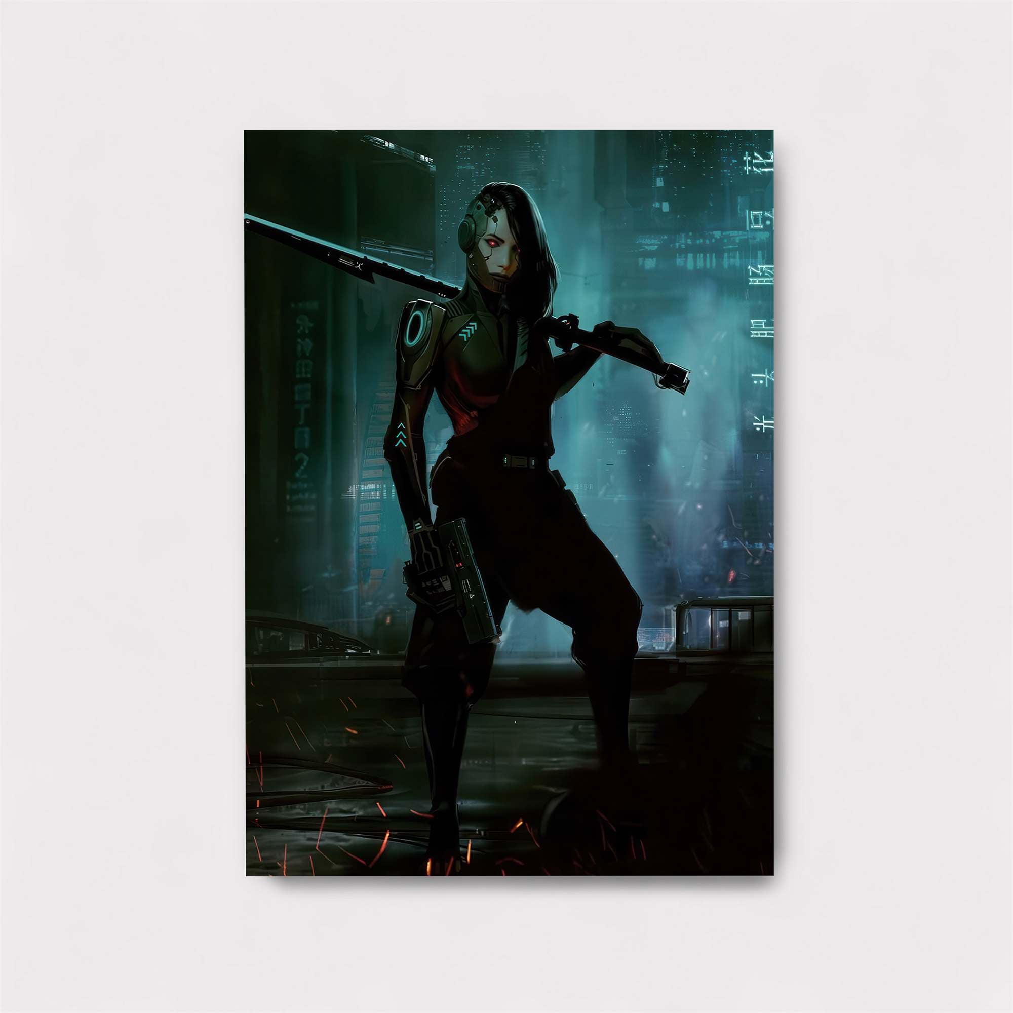 Cyber Serenity Safe Wall Magnetic / M