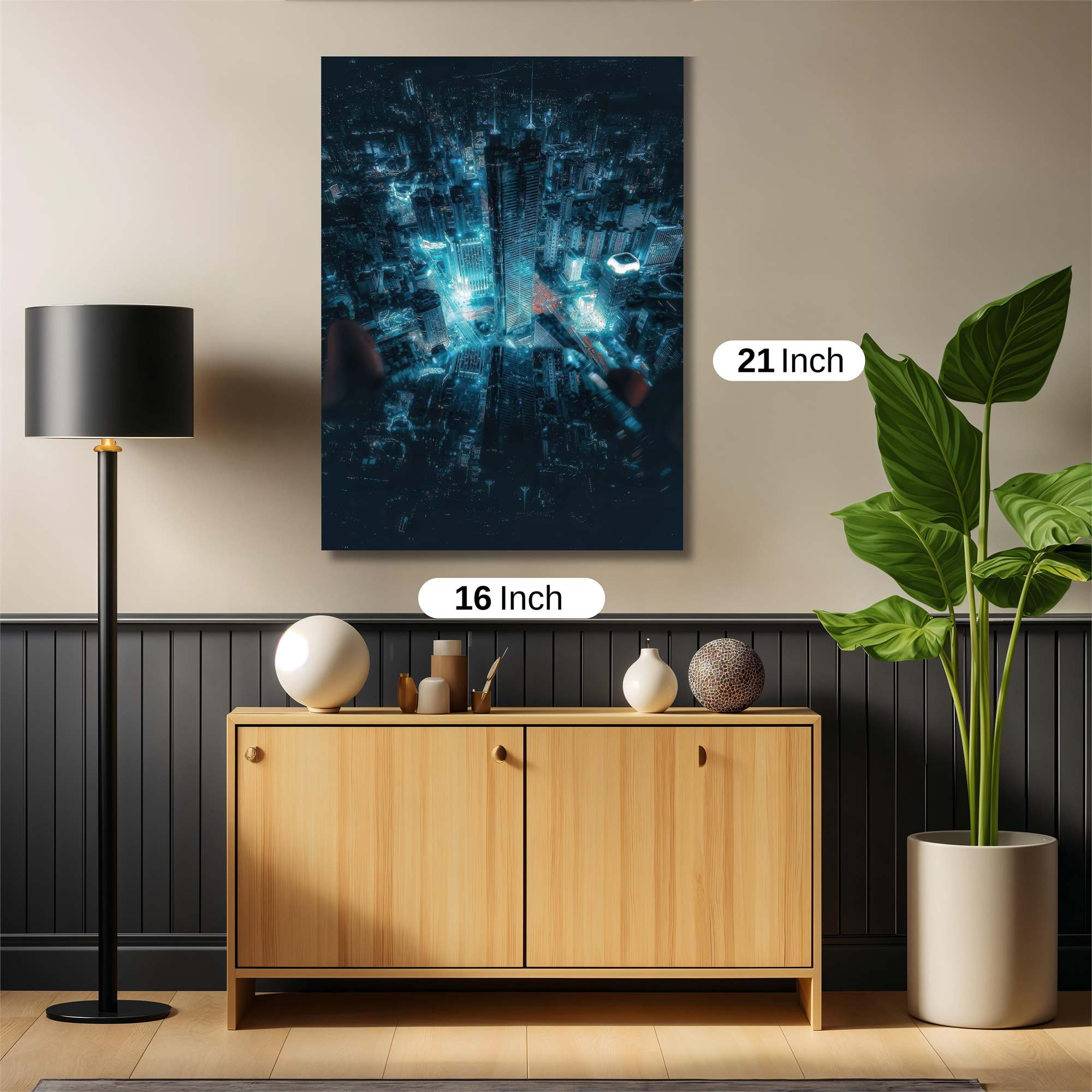 Cityscape Dream Safe Wall Magnetic / M