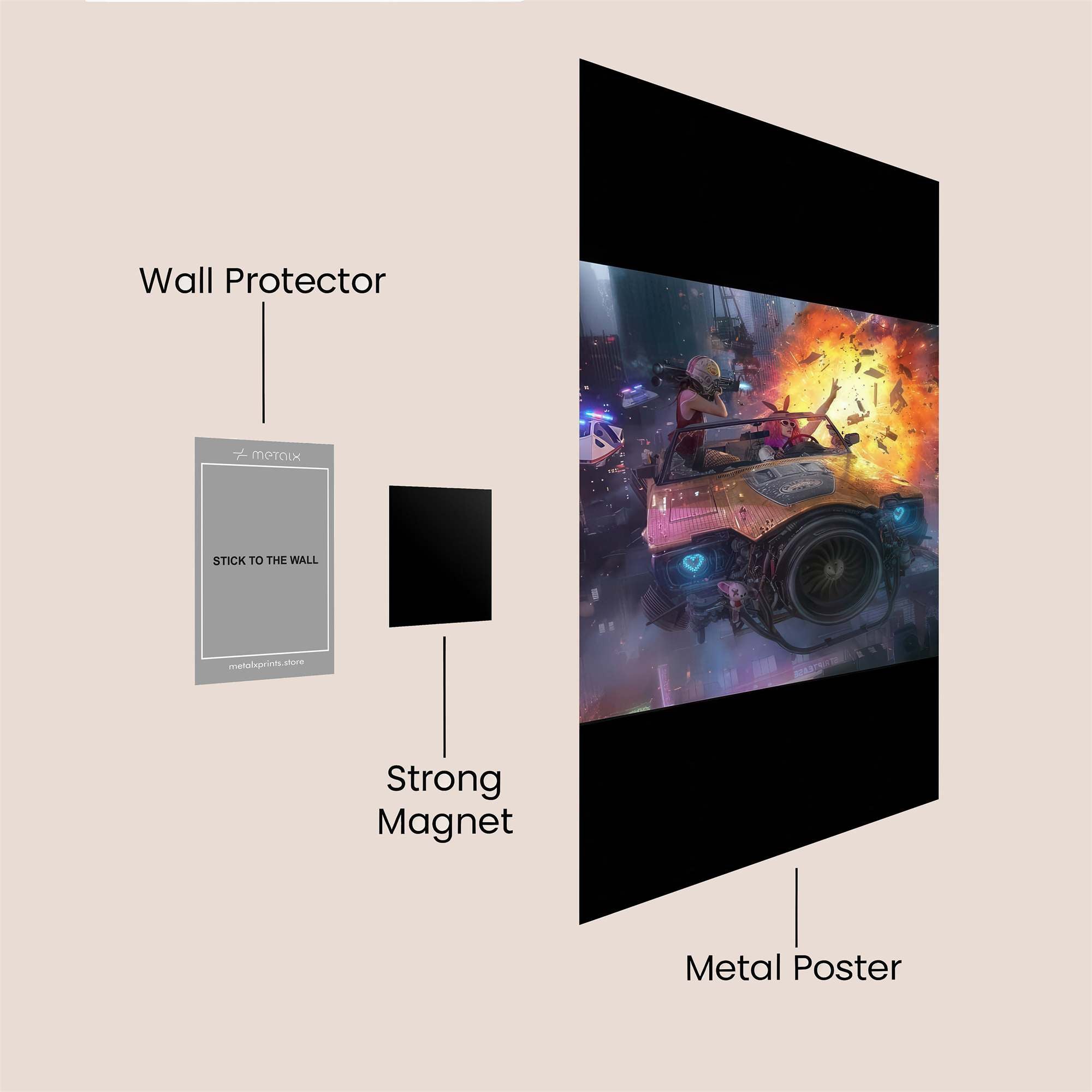 Spider-Man Chaotic Safe Wall Magnetic / M