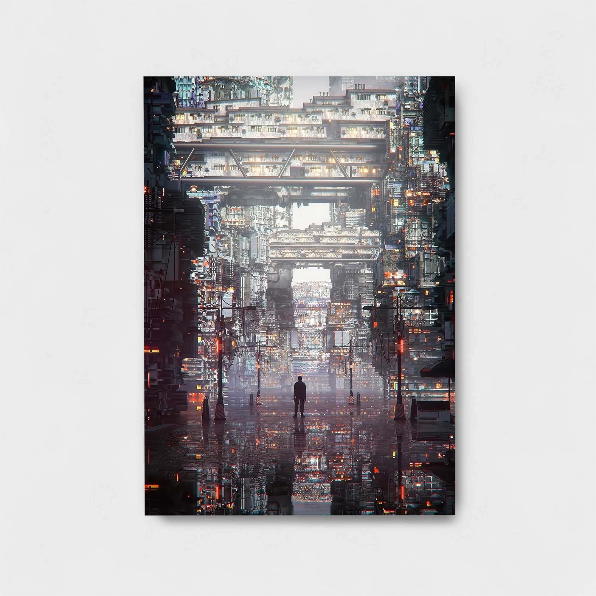 Neon Solitude Safe Wall Magnetic / M