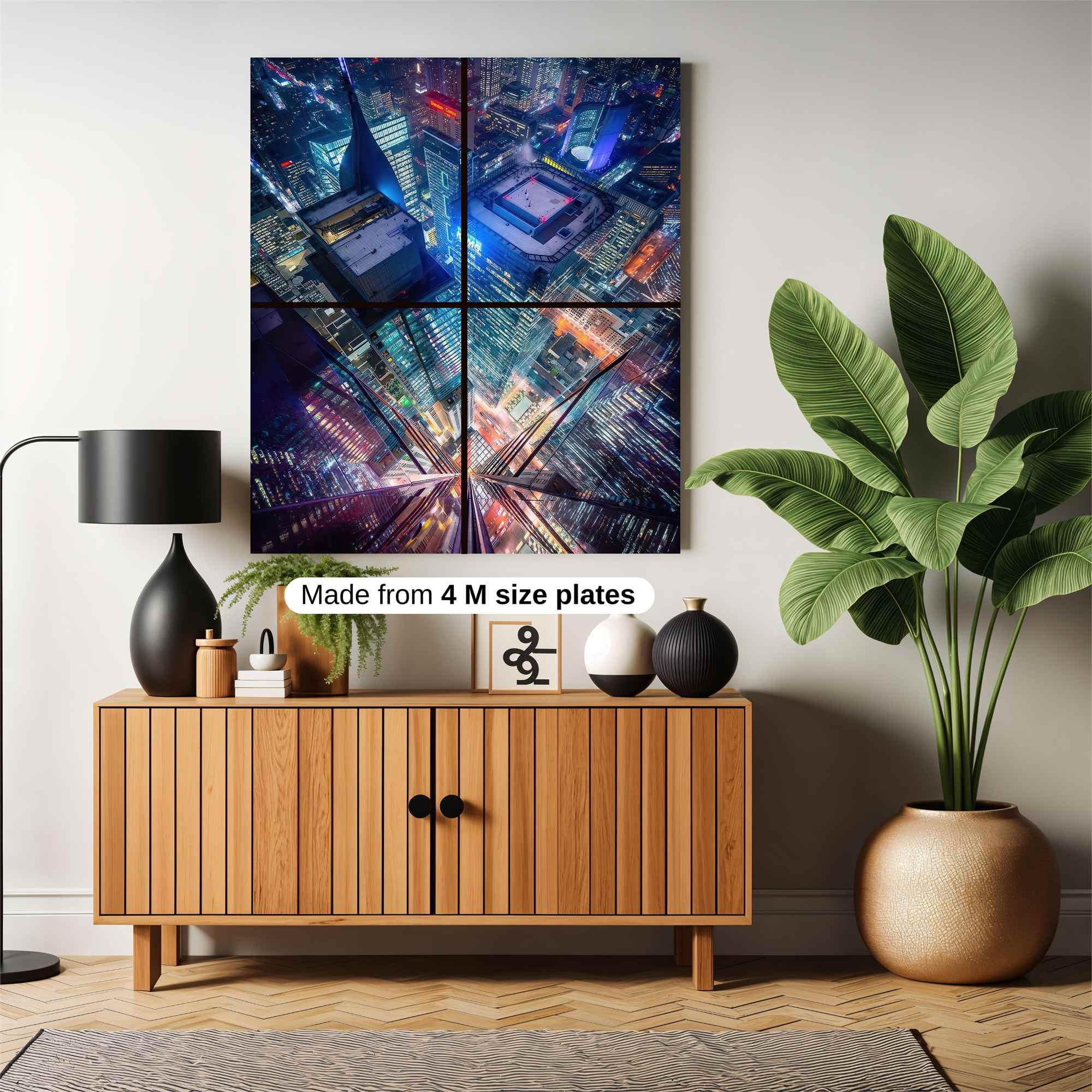 Cityscape Dazzle Safe Wall Magnetic / M