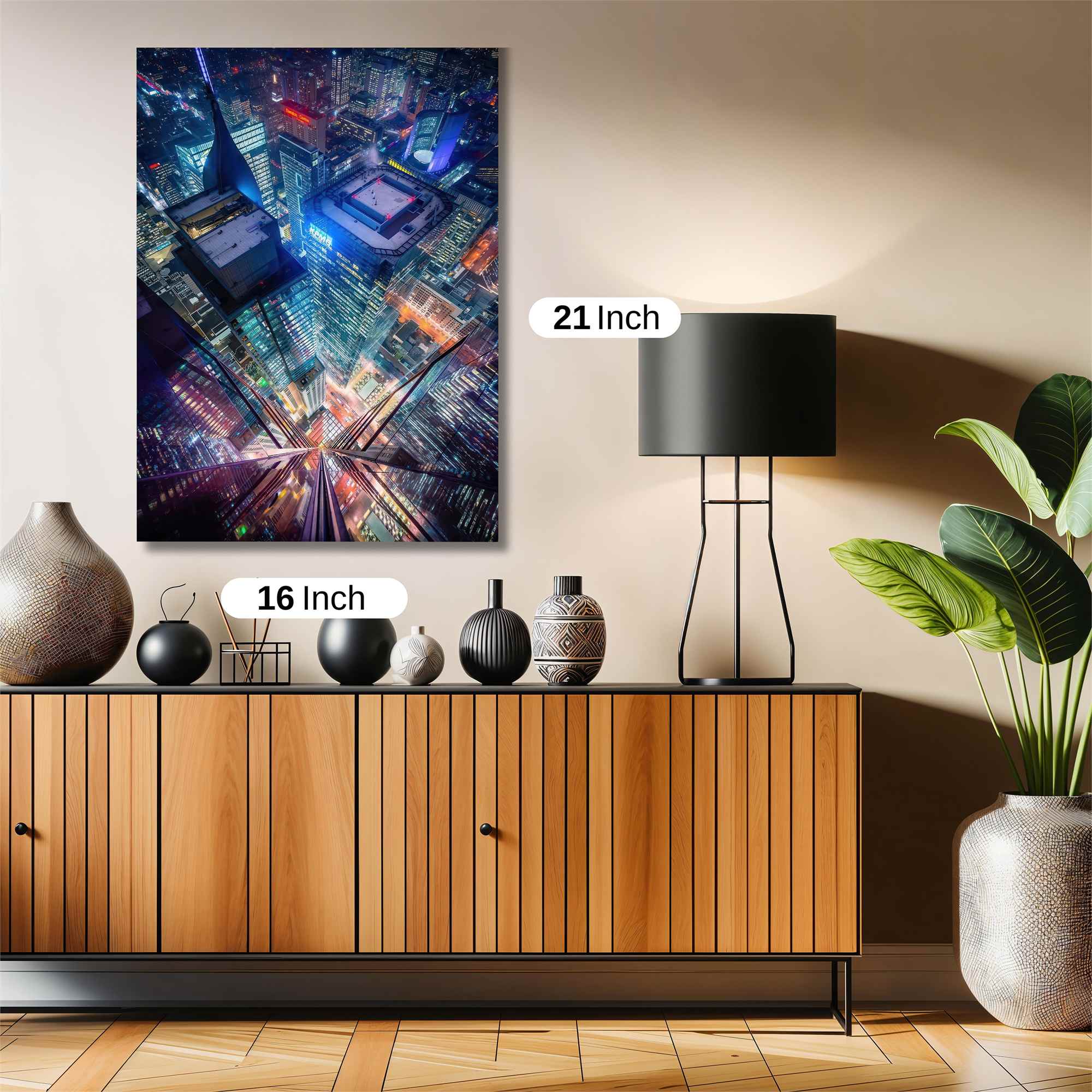 Cityscape Dazzle Safe Wall Magnetic / M