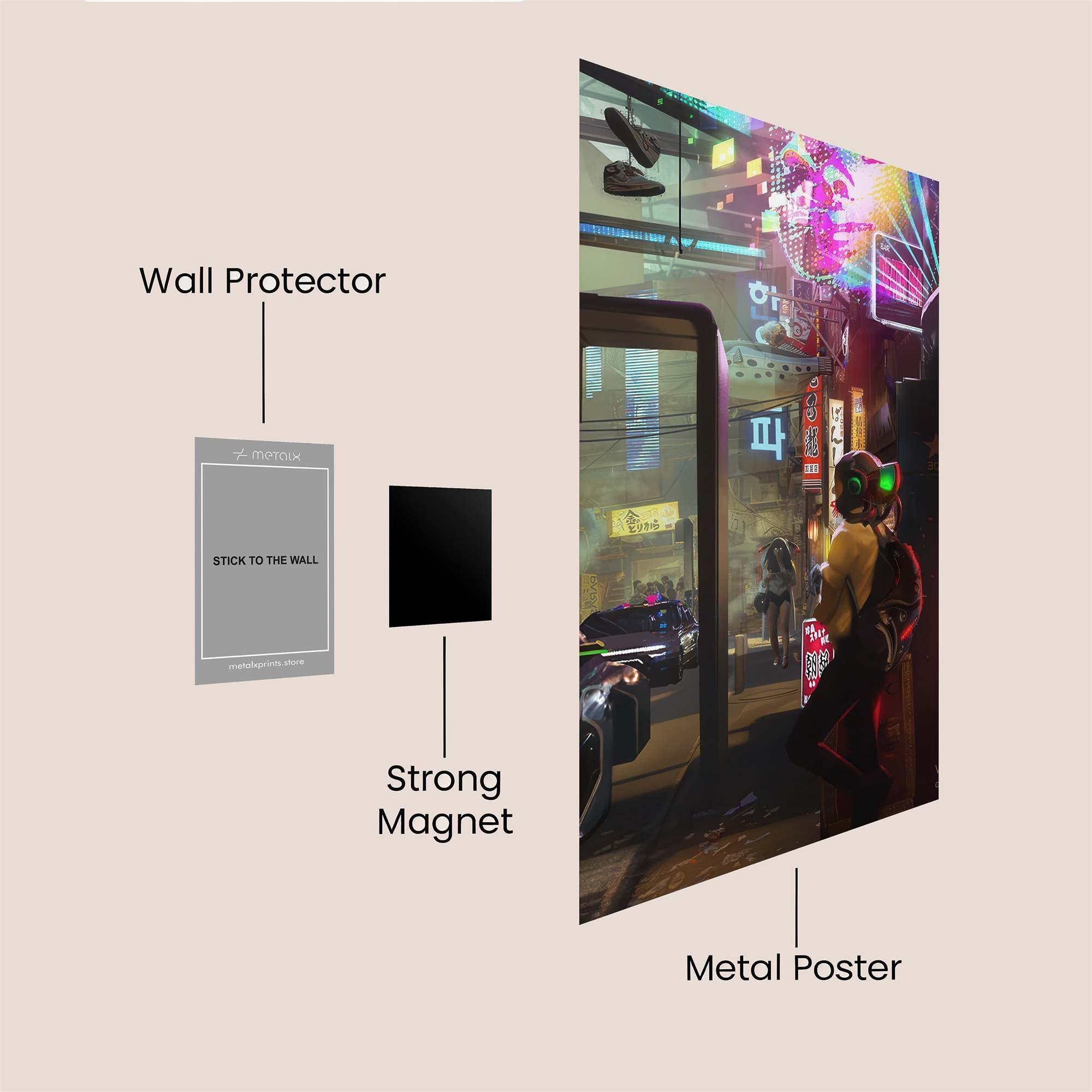 Neon Odyssey Safe Wall Magnetic / M