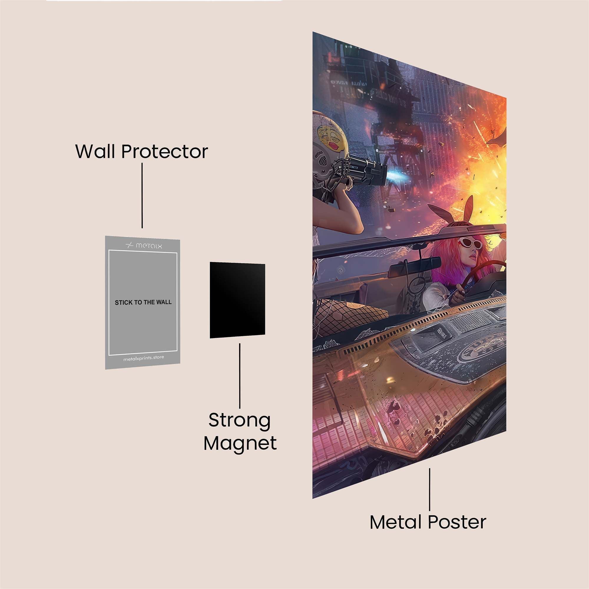 Rebel Euphoria Safe Wall Magnetic / M