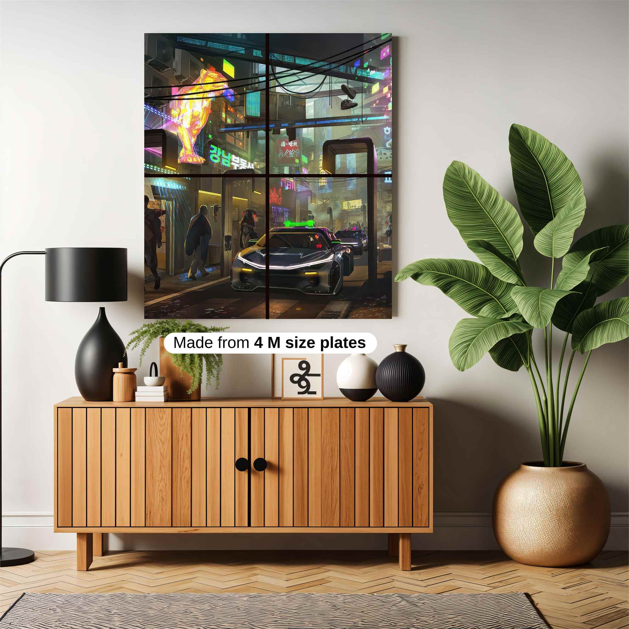 Neon Pulse Safe Wall Magnetic / M