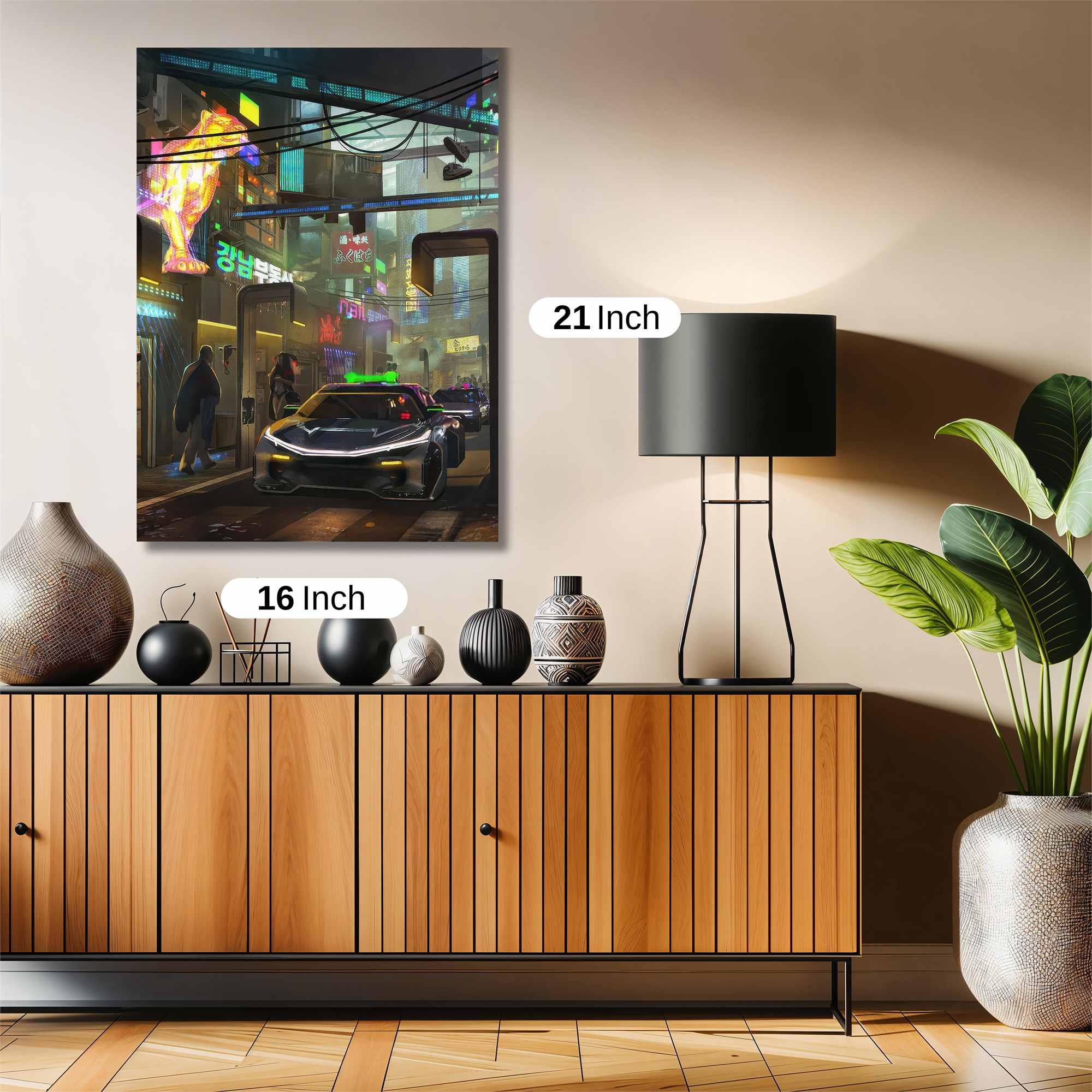 Neon Pulse Safe Wall Magnetic / M