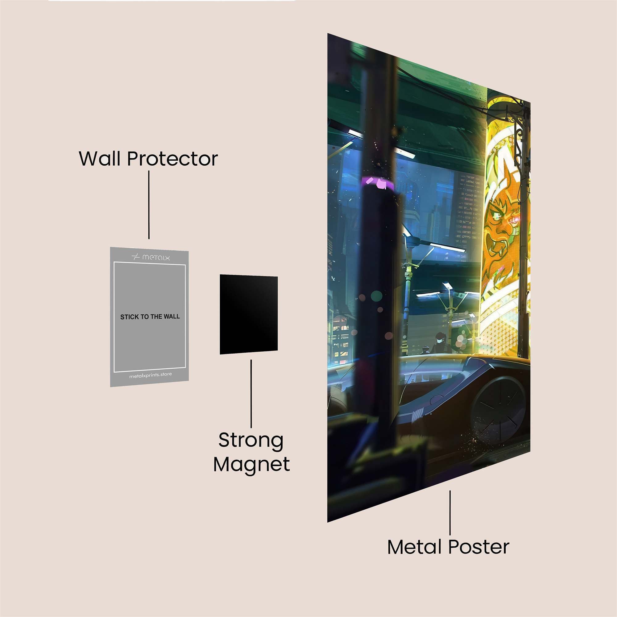 Cyberpunk Serenity Safe Wall Magnetic / M