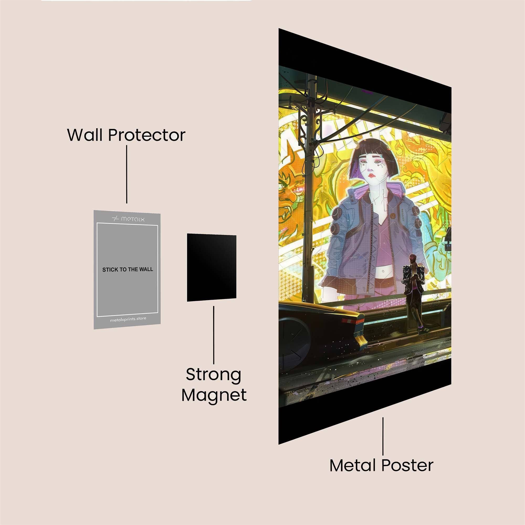 Cyberpunk Serenity Safe Wall Magnetic / M