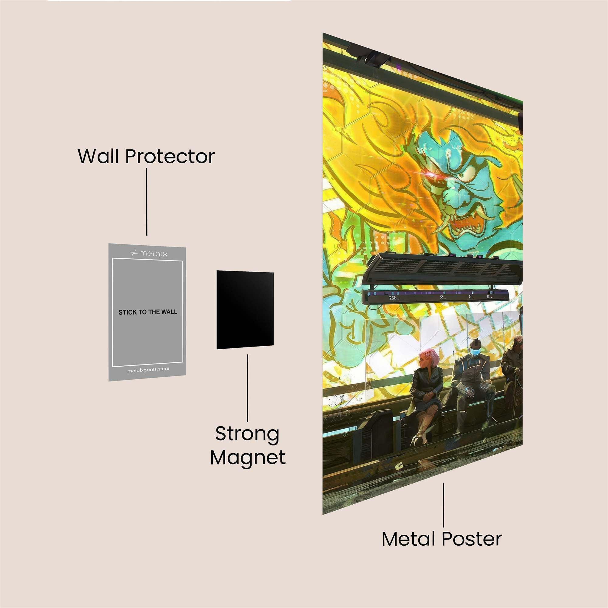 Demon Fury Safe Wall Magnetic / M