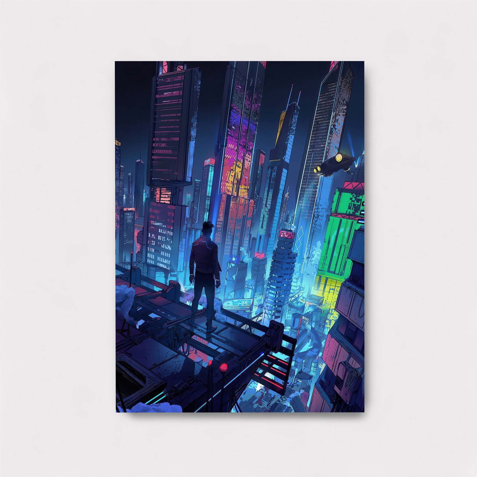 Cyberpunk Solitude Safe Wall Magnetic / M