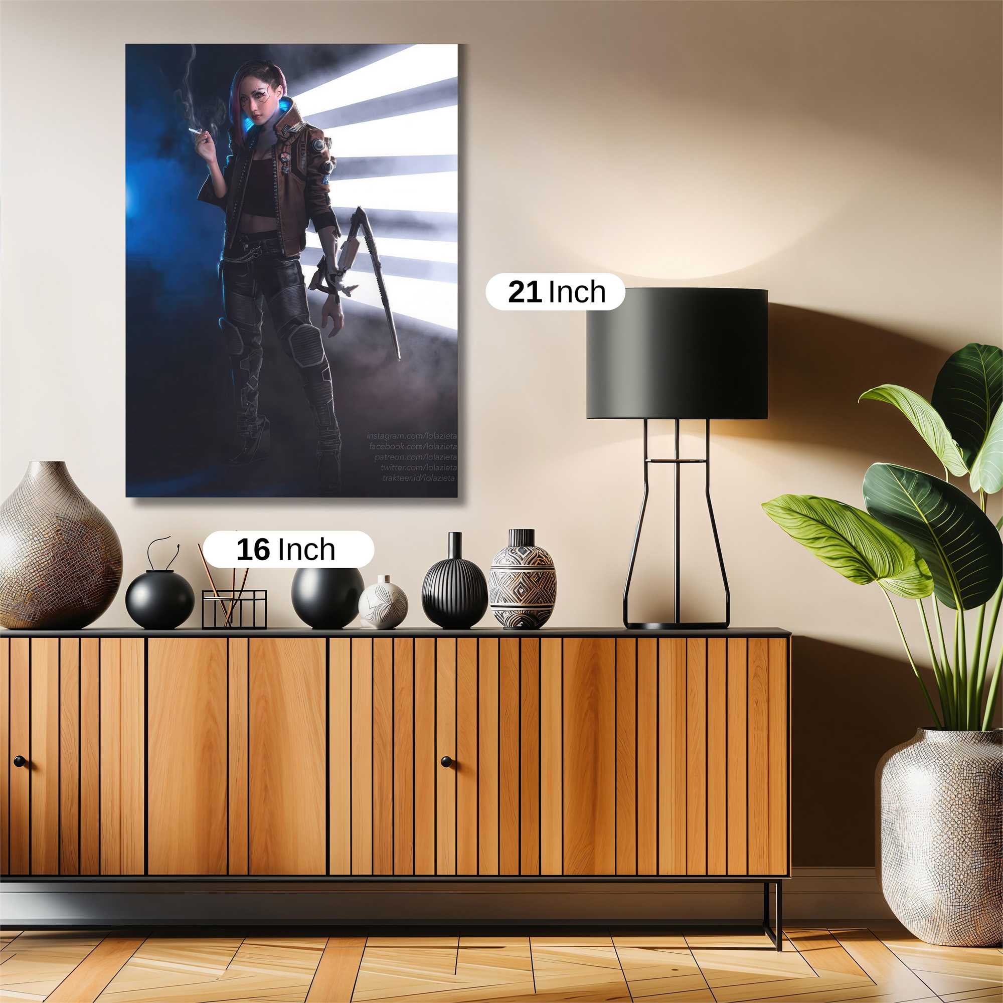 Cyberpunk Rebel Safe Wall Magnetic / M