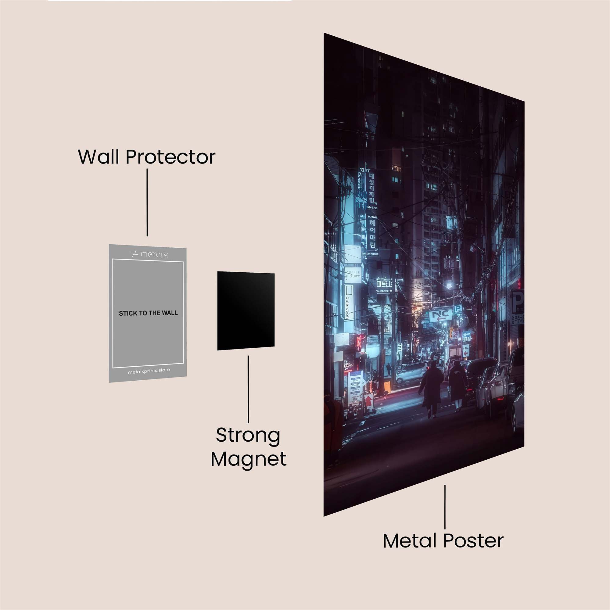 City Enigma Safe Wall Magnetic / M