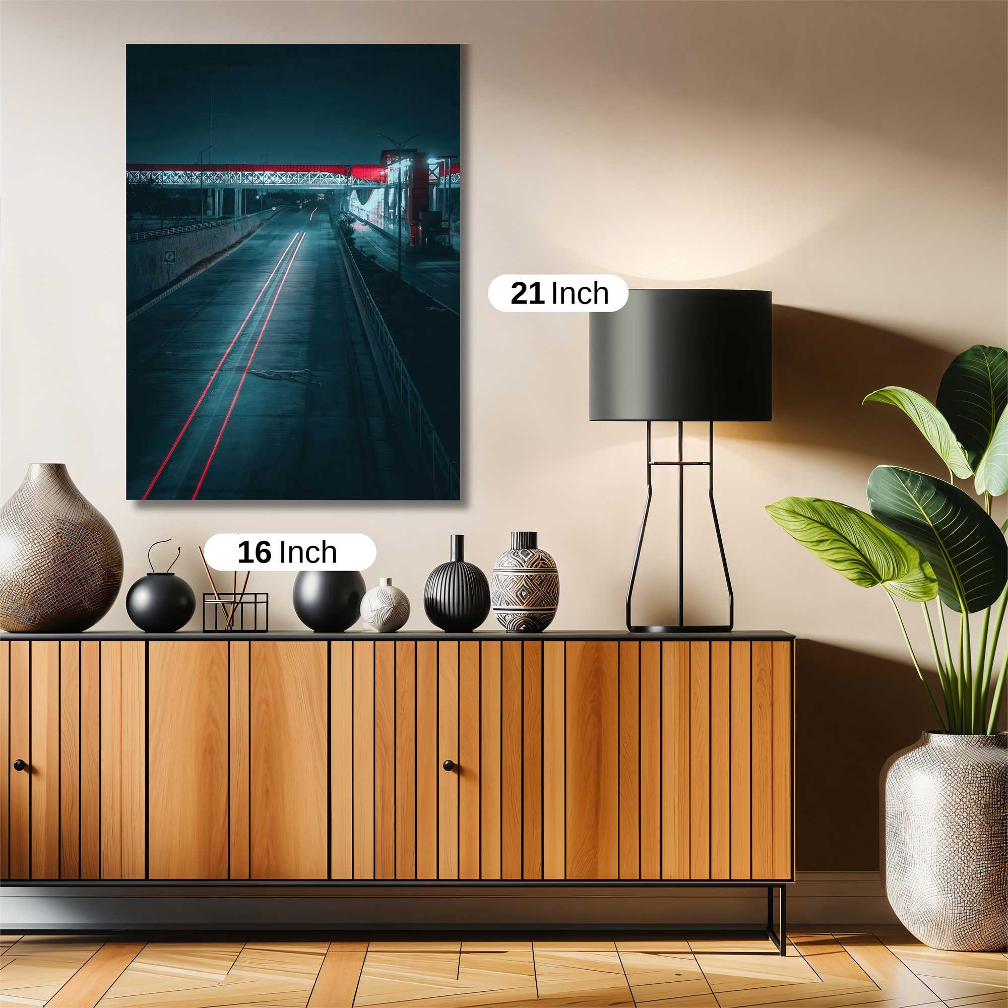 Neon Highway Safe Wall Magnetic / M