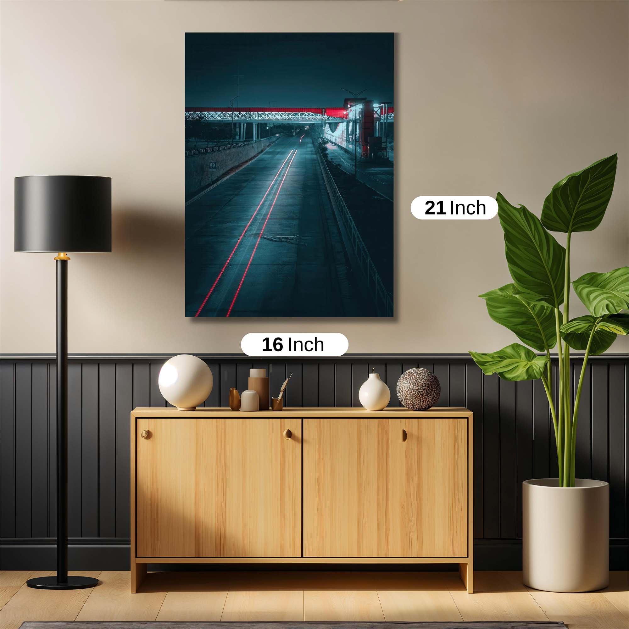 Neon Highway Safe Wall Magnetic / M