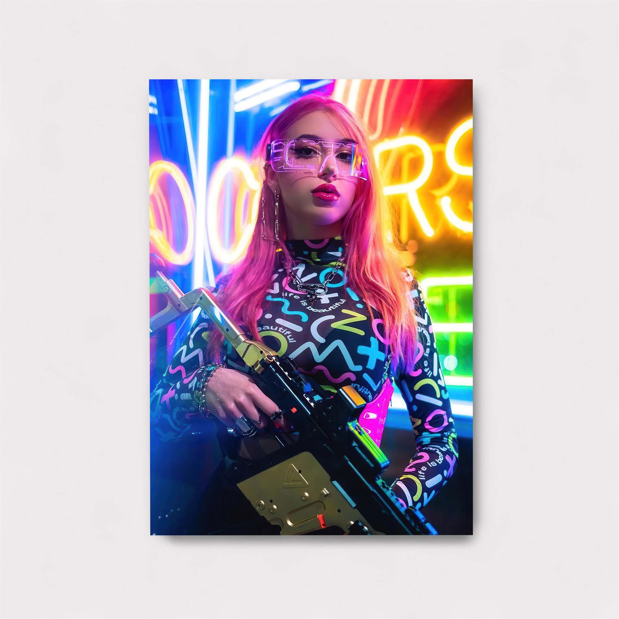 Neon Rebel Safe Wall Magnetic / M