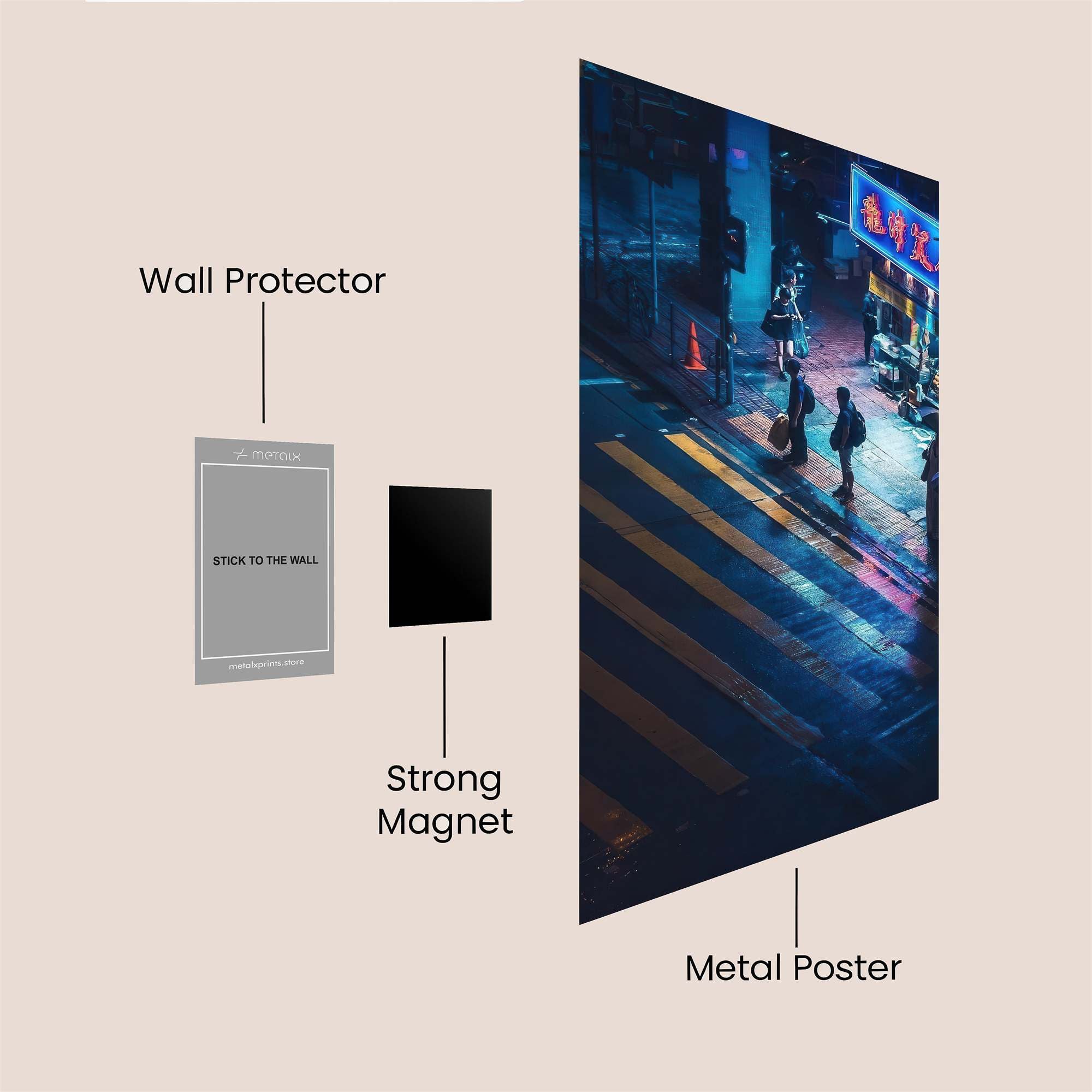 Neon Odyssey Safe Wall Magnetic / M