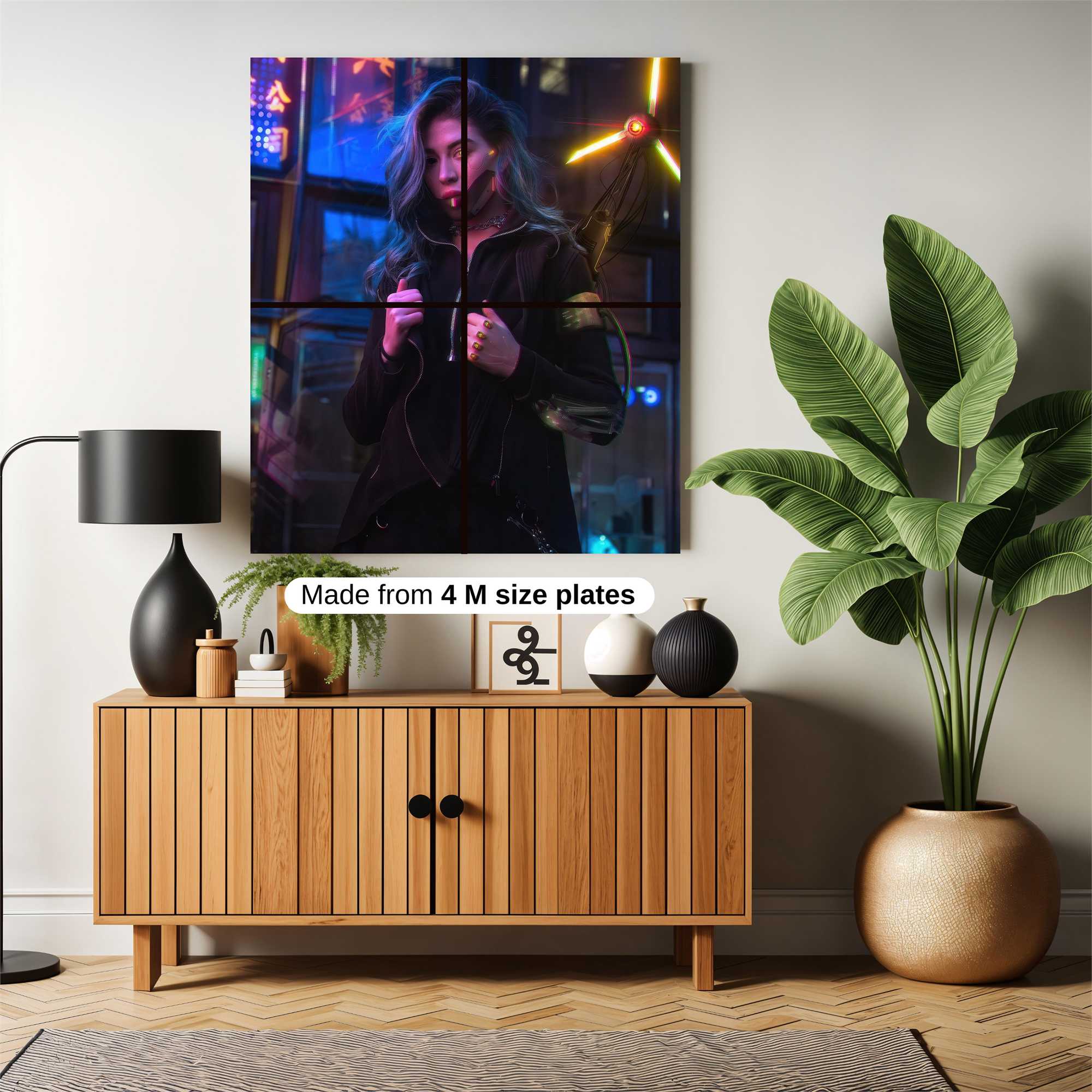 Cyberpunk Vibe Safe Wall Magnetic / M