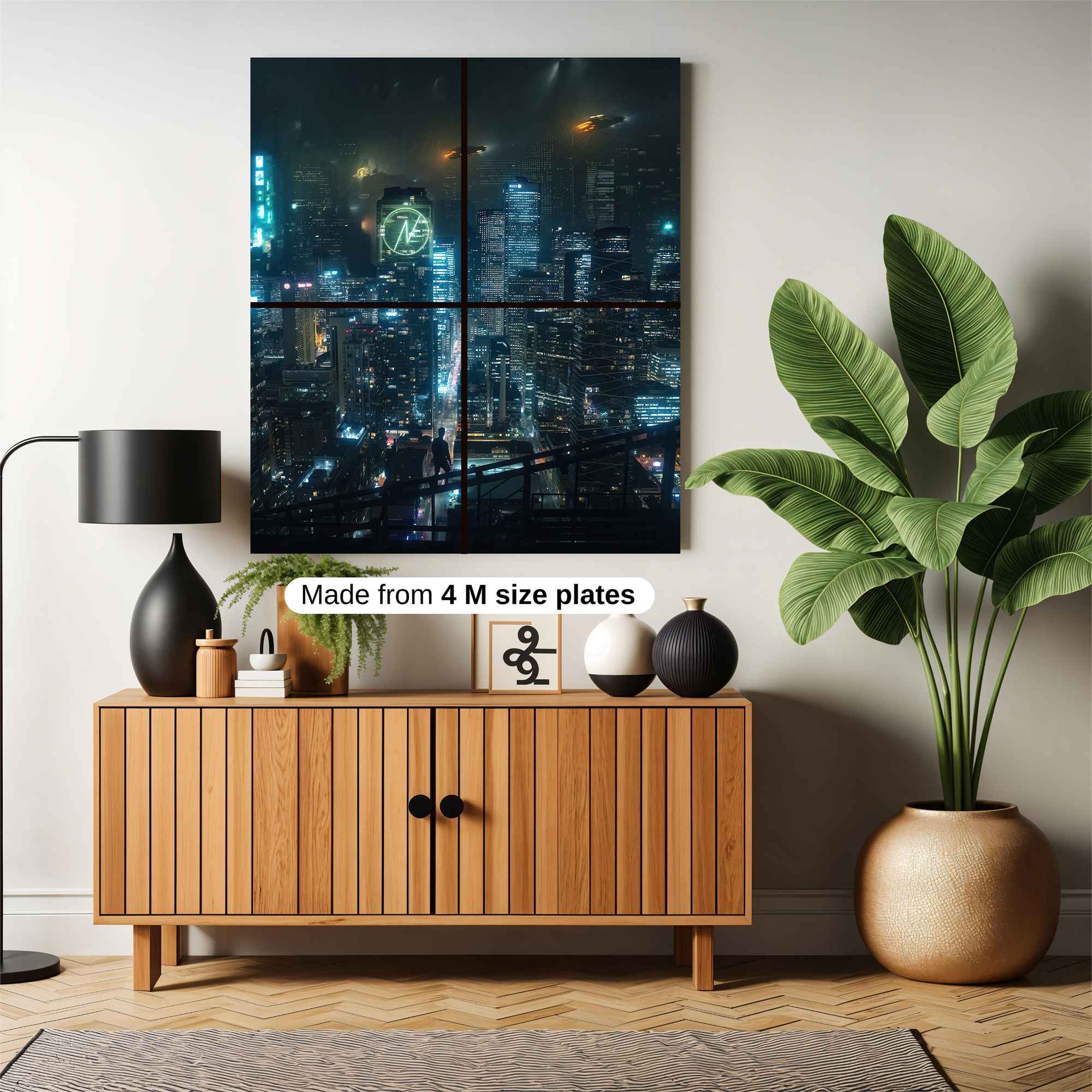 Neon Serenity Safe Wall Magnetic / M