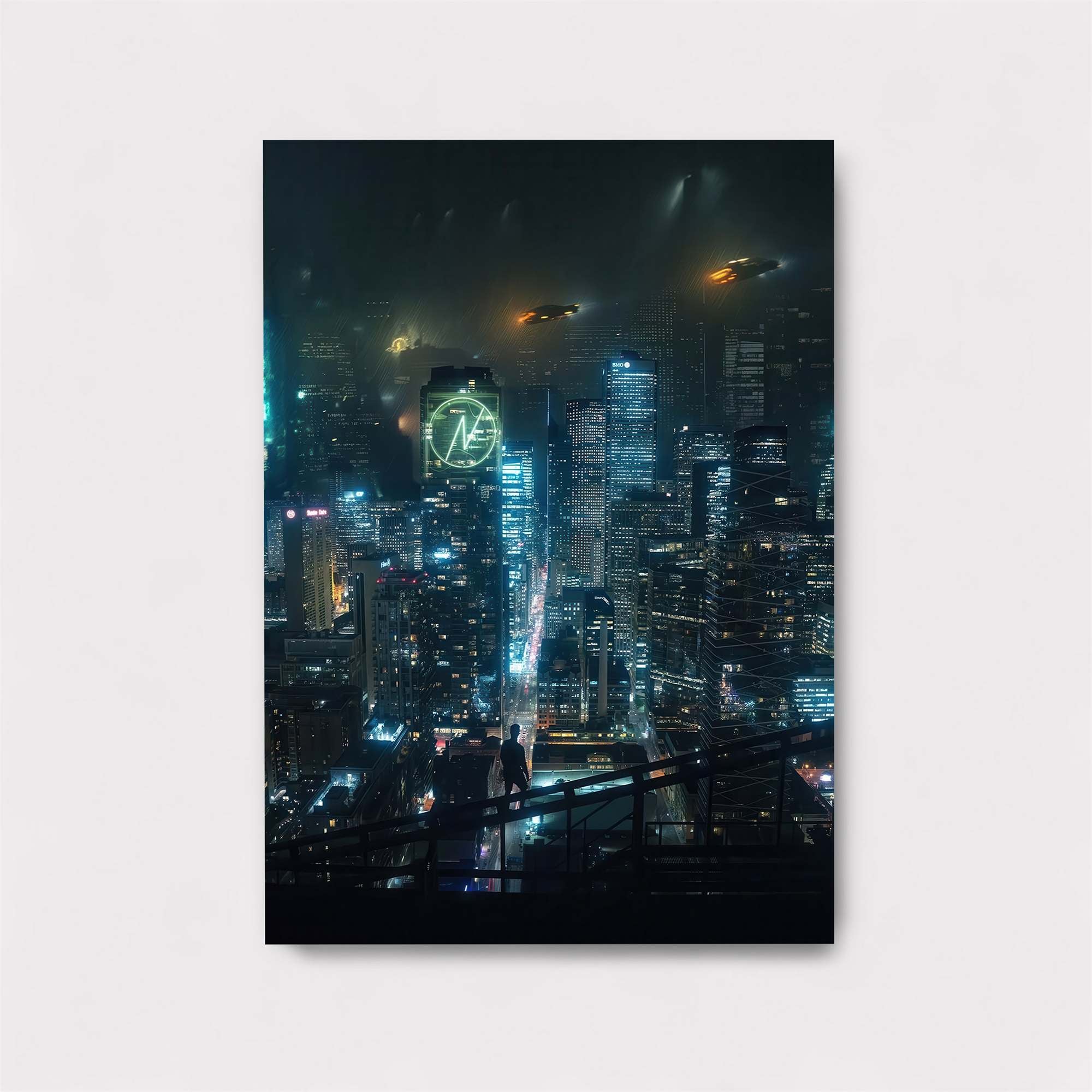 Neon Serenity Safe Wall Magnetic / M