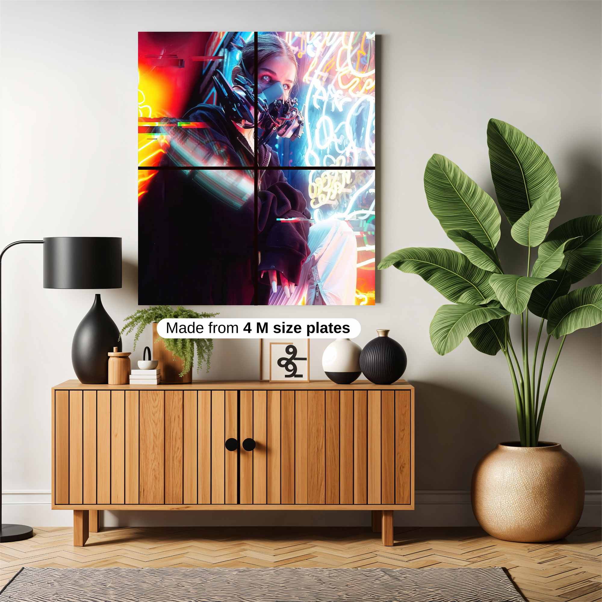 Cyberpunk Whimsy Safe Wall Magnetic / M