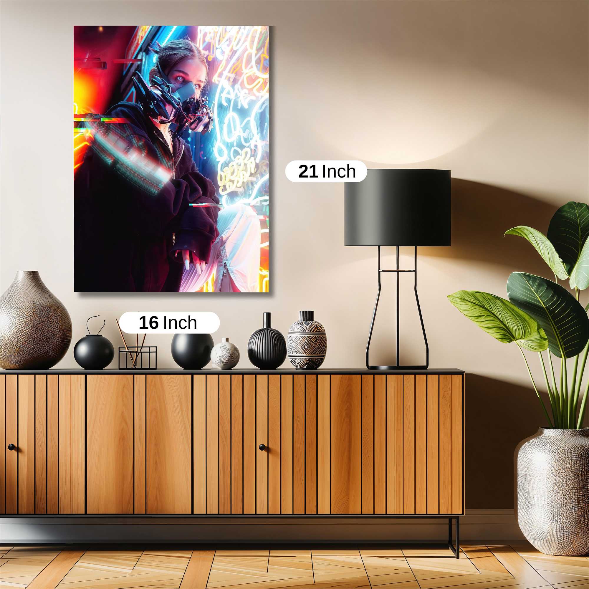 Cyberpunk Whimsy Safe Wall Magnetic / M