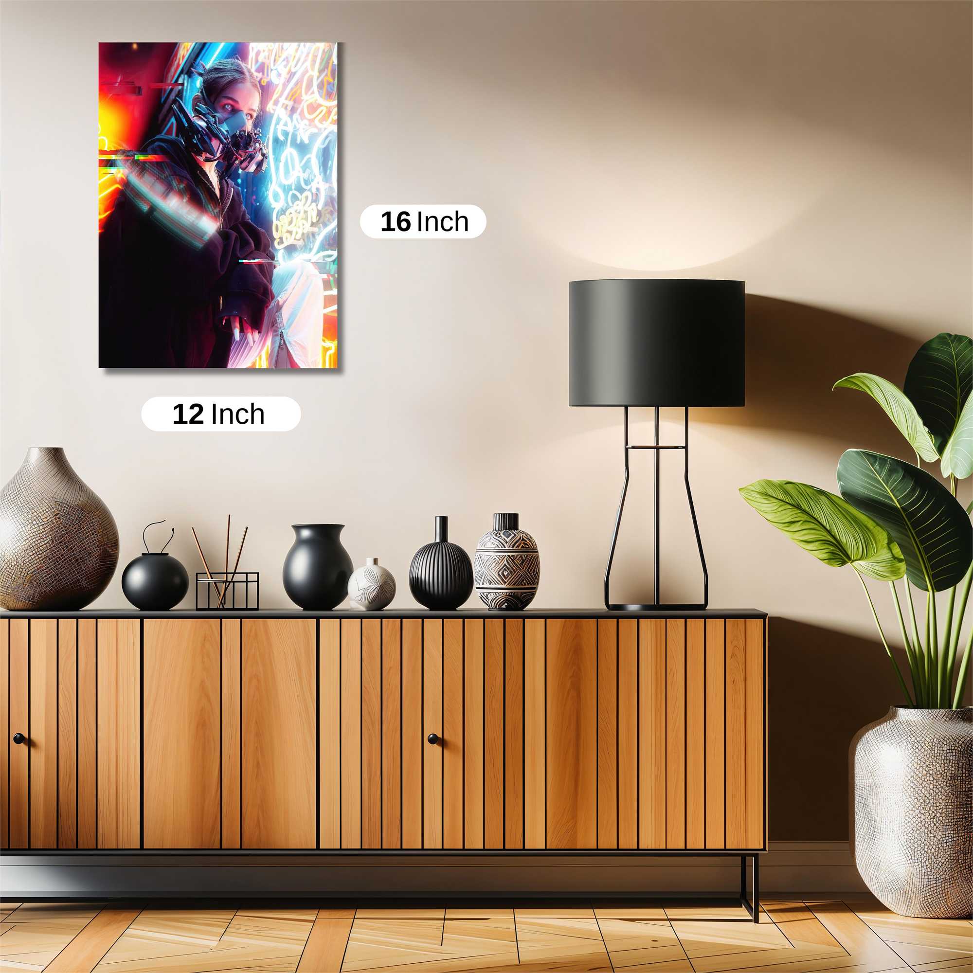 Cyberpunk Whimsy Safe Wall Magnetic / M