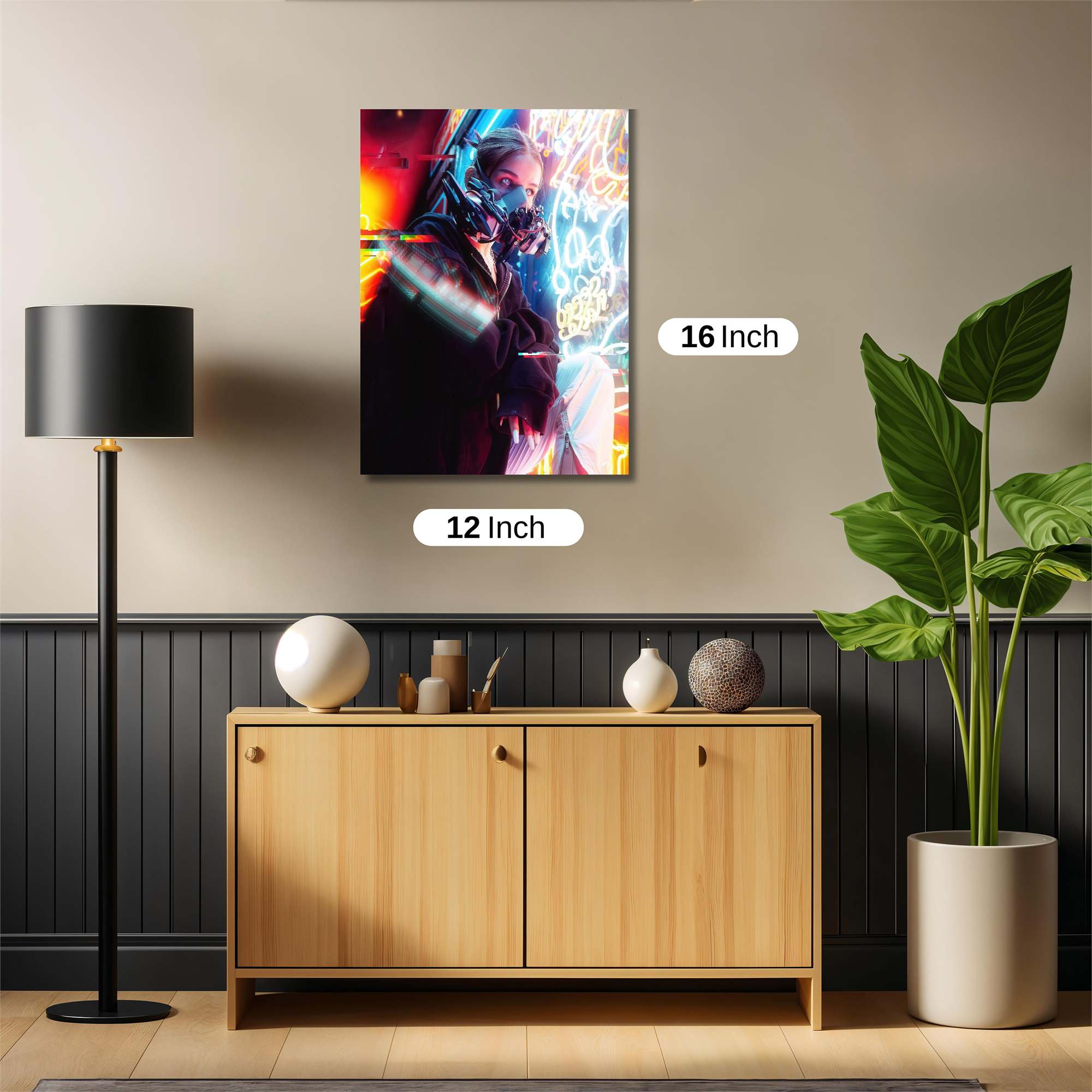 Cyberpunk Whimsy Safe Wall Magnetic / M