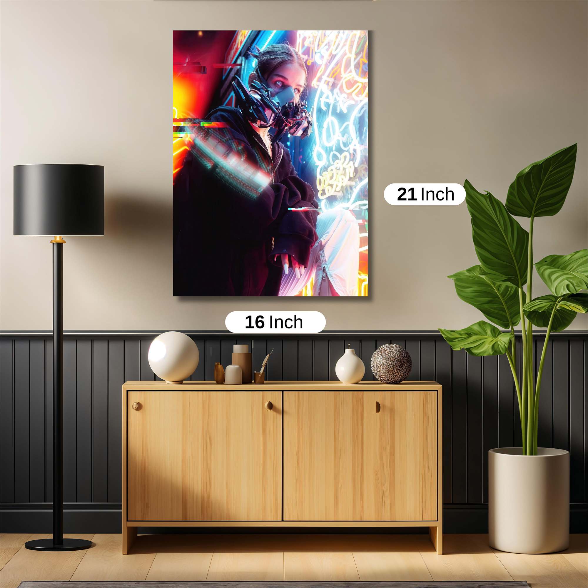 Cyberpunk Whimsy Safe Wall Magnetic / M