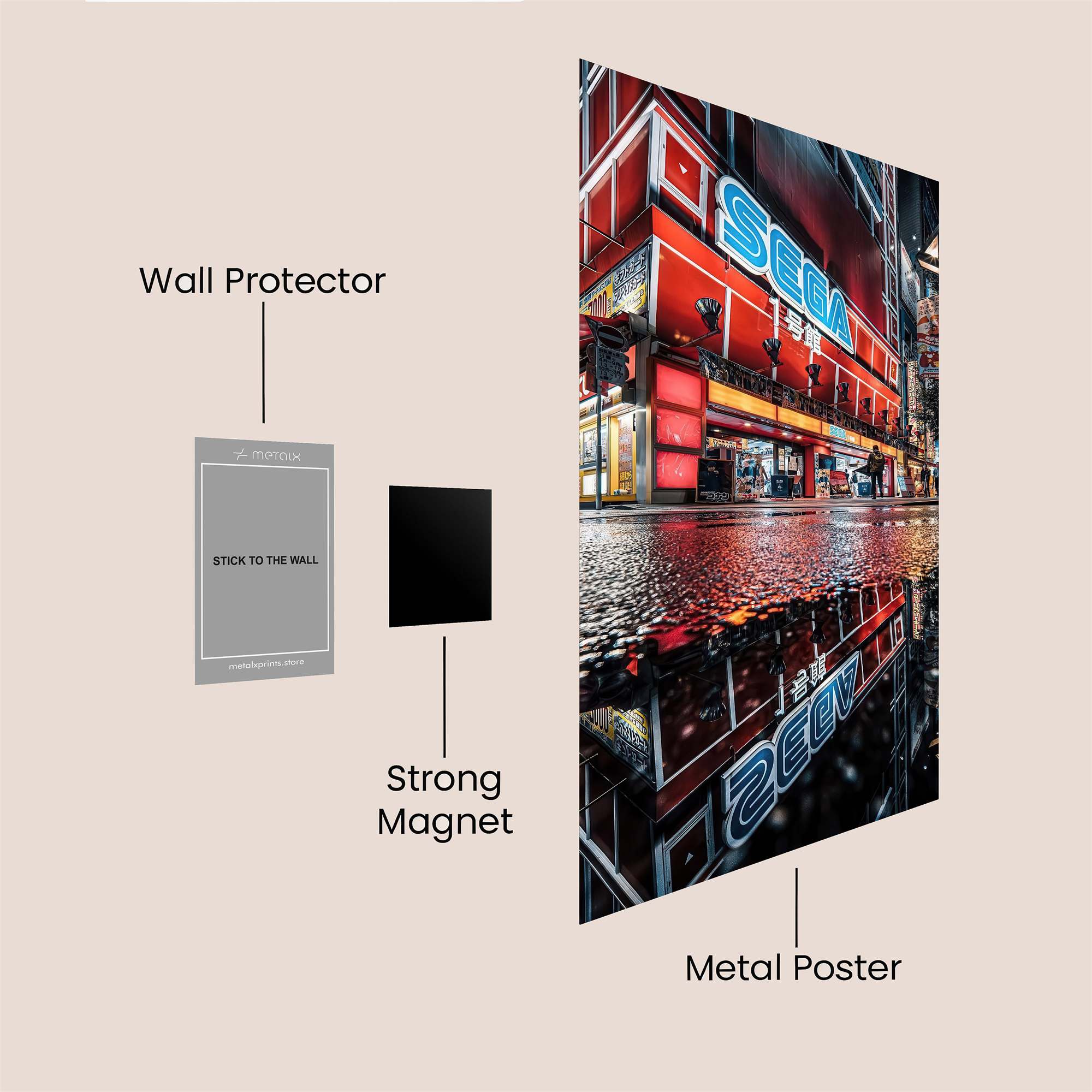 Sega Serenity Safe Wall Magnetic / M