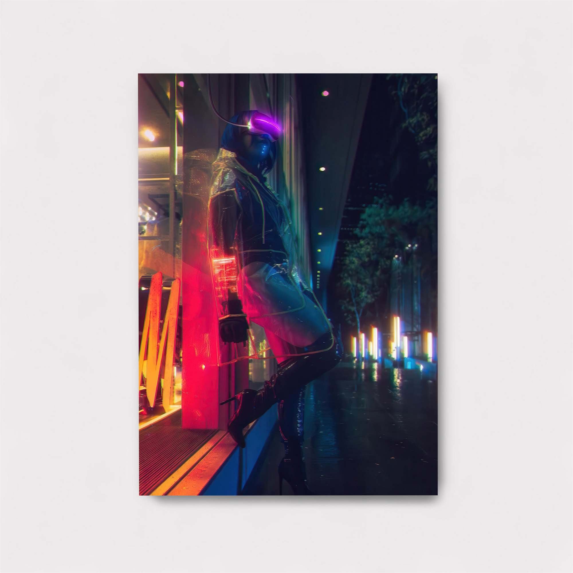 Neon Solitude Safe Wall Magnetic / M