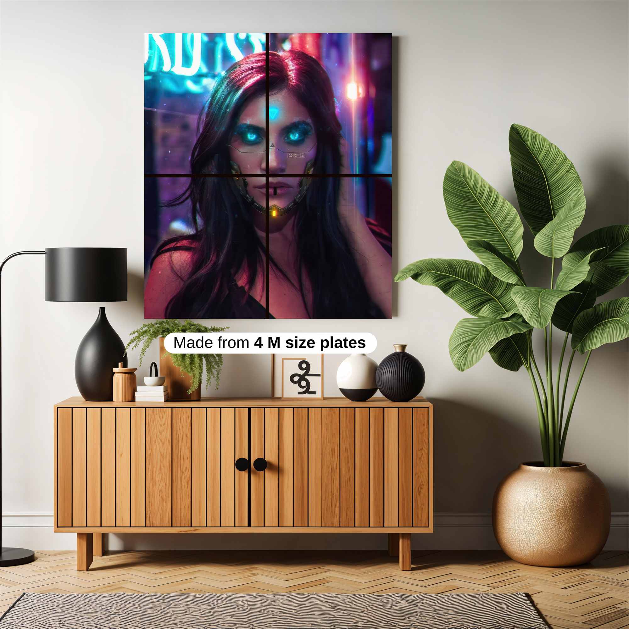 Neon Enigma Safe Wall Magnetic / M