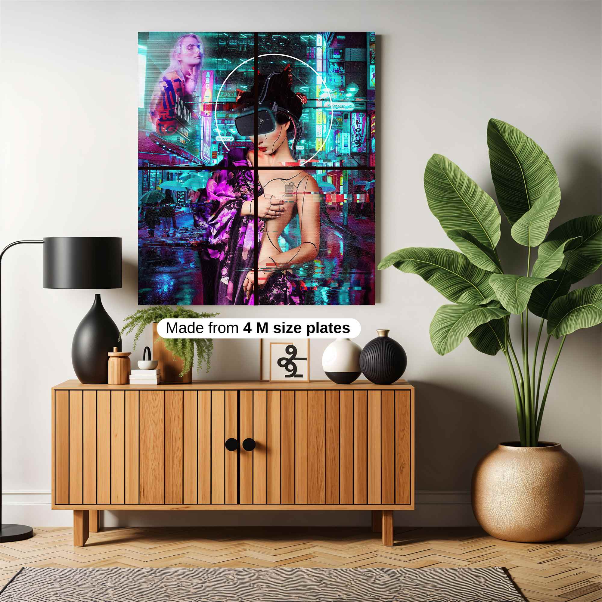 Cyber Serenity Safe Wall Magnetic / M