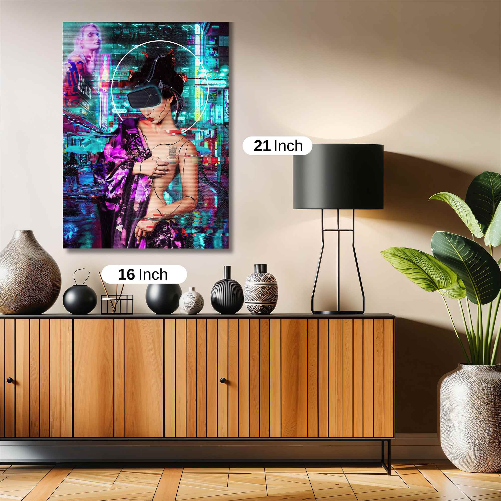 Cyber Serenity Safe Wall Magnetic / M