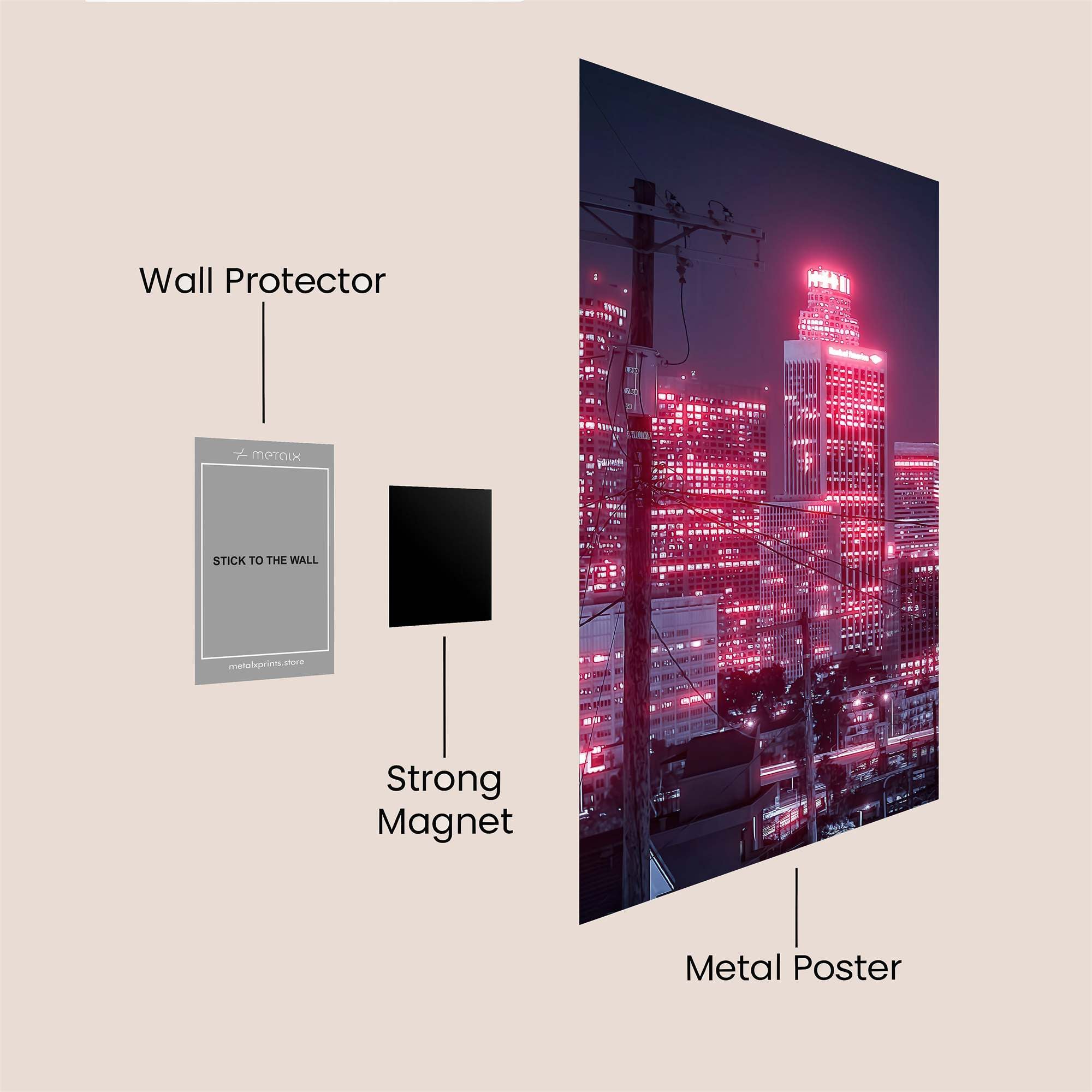 City Pulse Safe Wall Magnetic / M