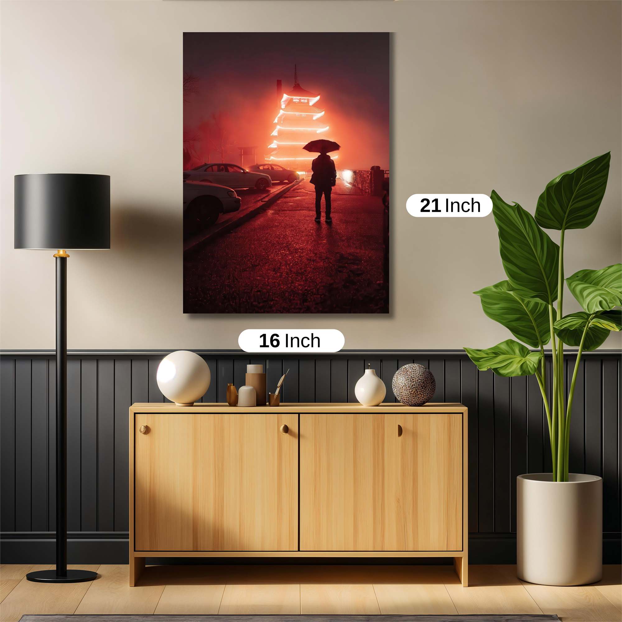 Sunset Serenity Safe Wall Magnetic / M