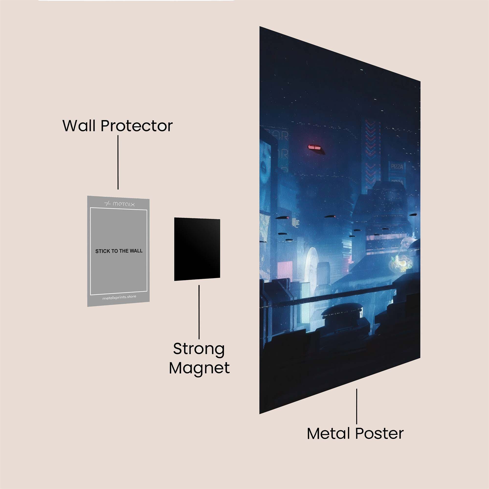 Cyberpunk Serenity Safe Wall Magnetic / M
