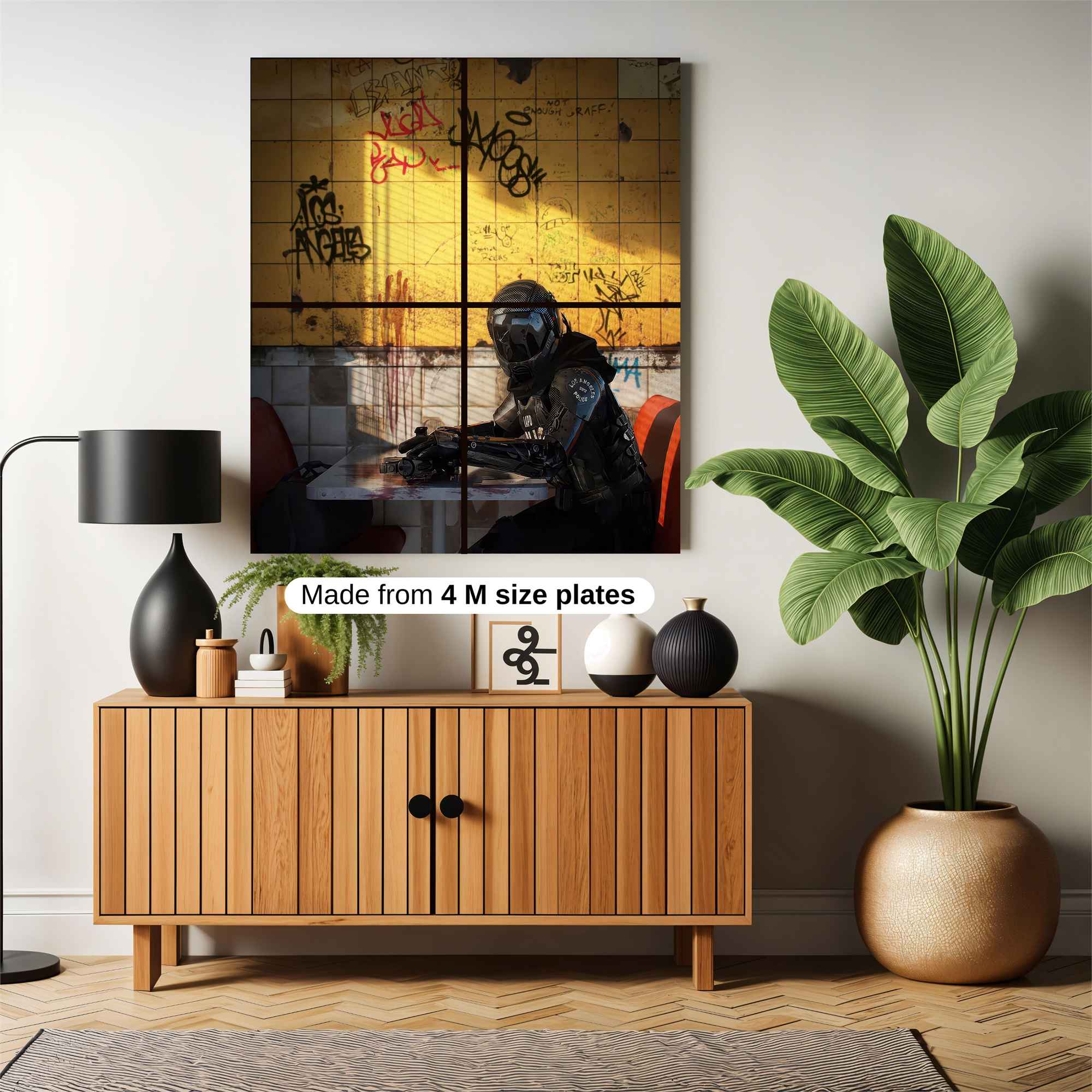 Cyberpunk Solitude Safe Wall Magnetic / M