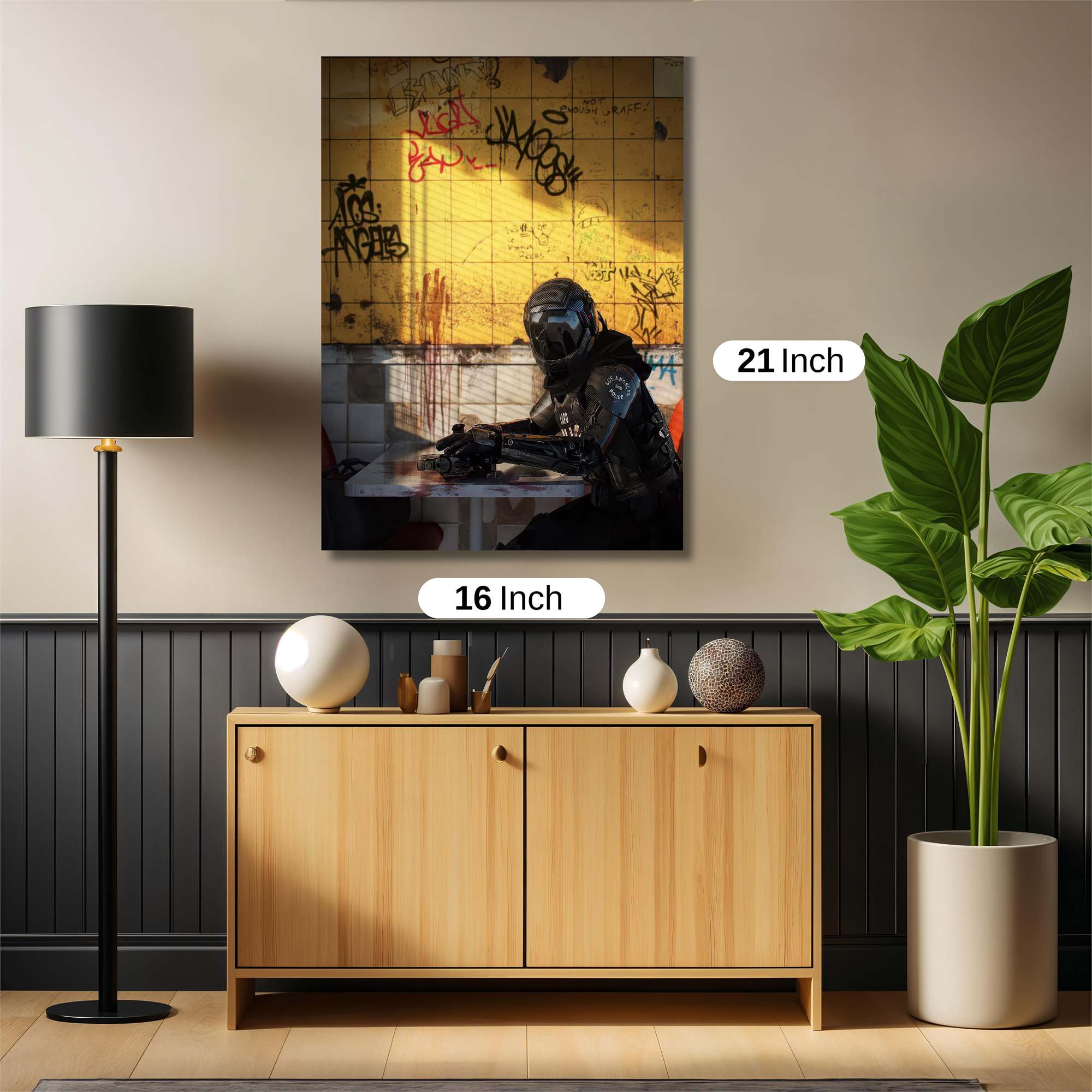 Cyberpunk Solitude Safe Wall Magnetic / M