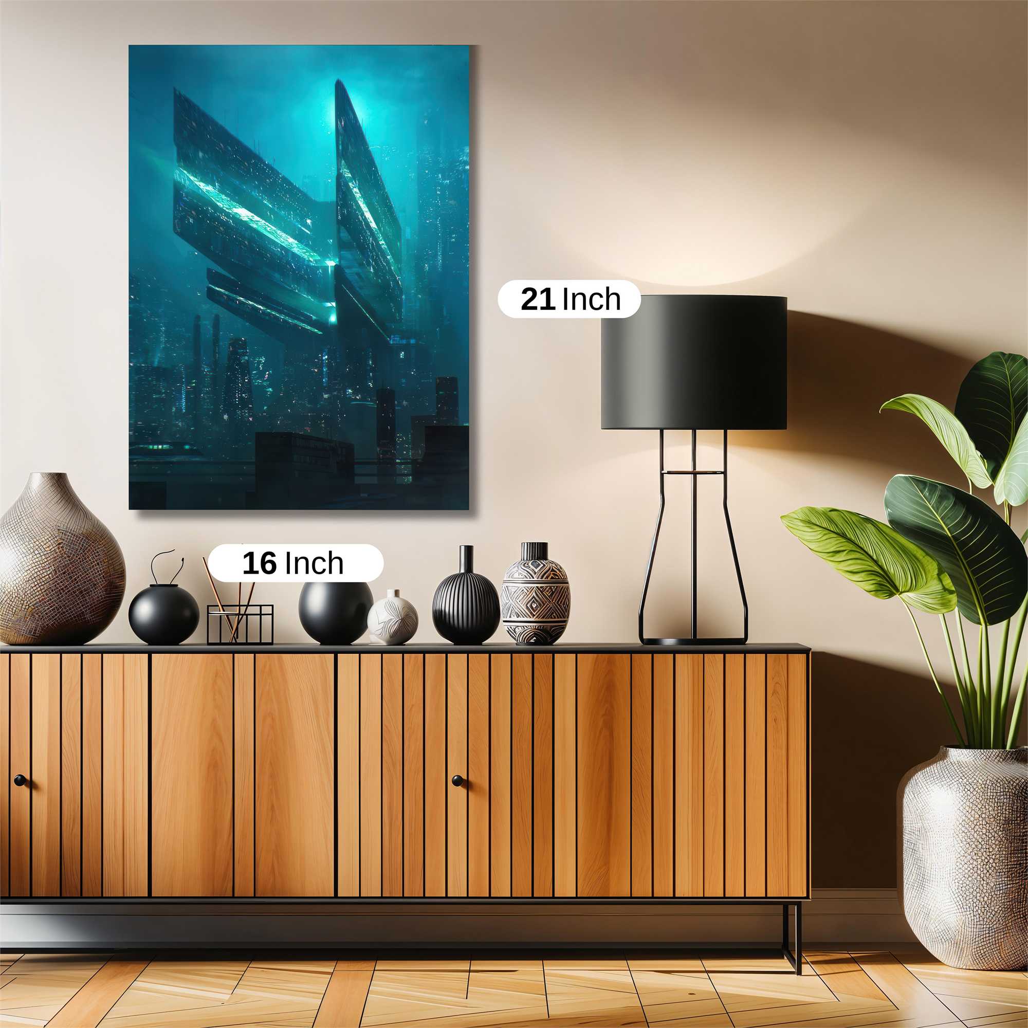 Neon Serenity Safe Wall Magnetic / M