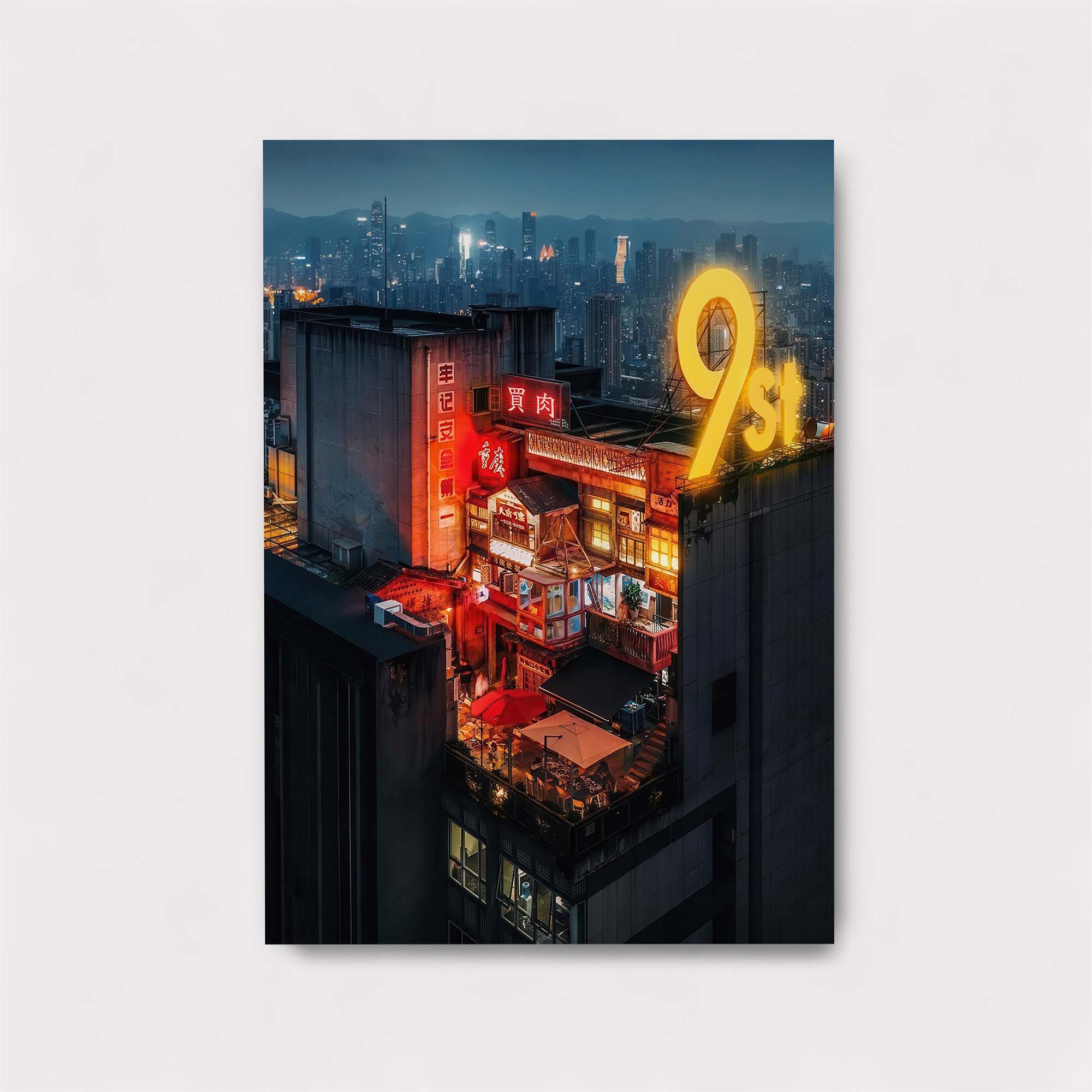 Neon Serenity Safe Wall Magnetic / M