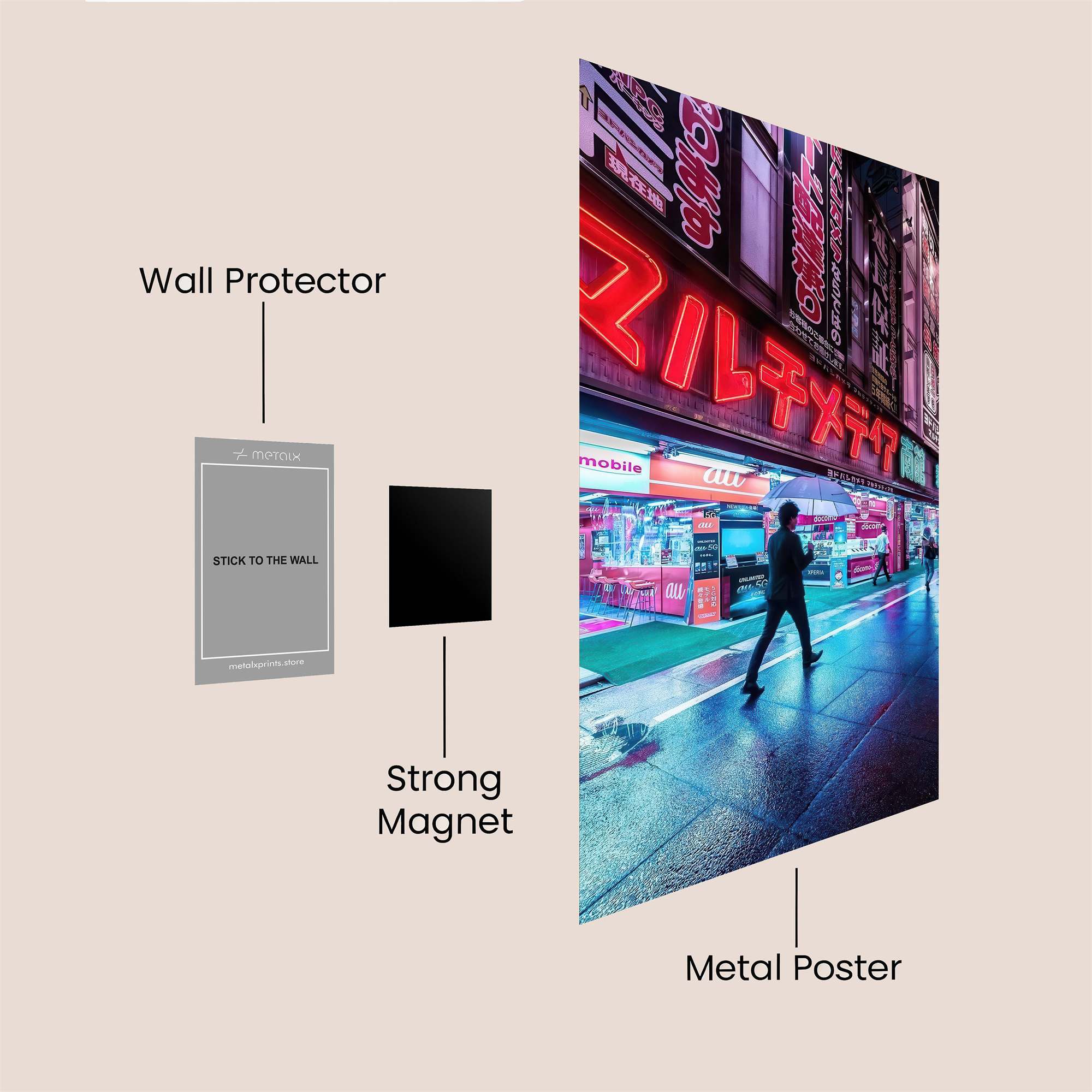 Neon Dream Safe Wall Magnetic / M